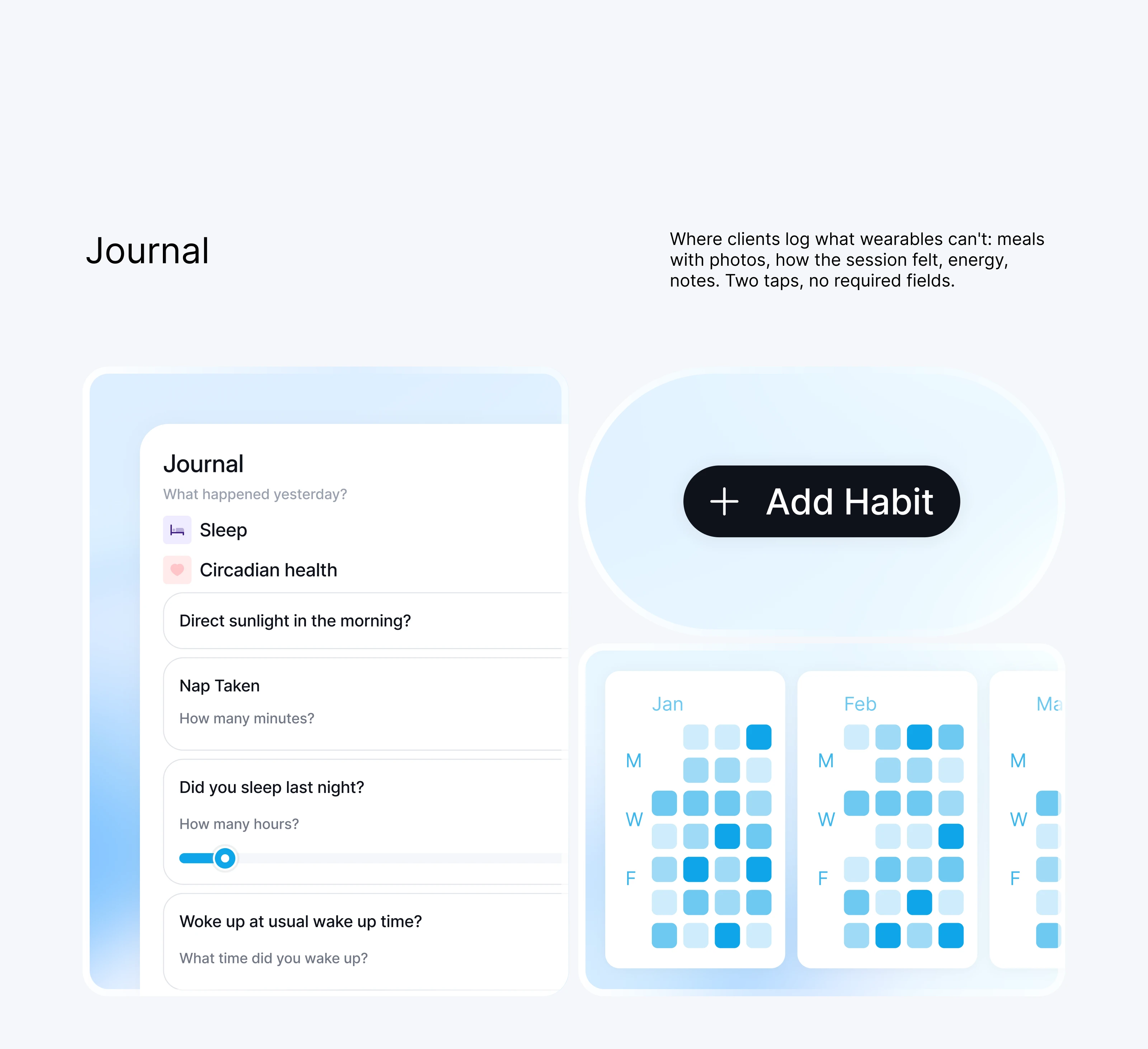 Ownership.Health — HealthTech-платформа для коучей и их клиентов — Изображение №7 — Интерфейсы на Dprofile