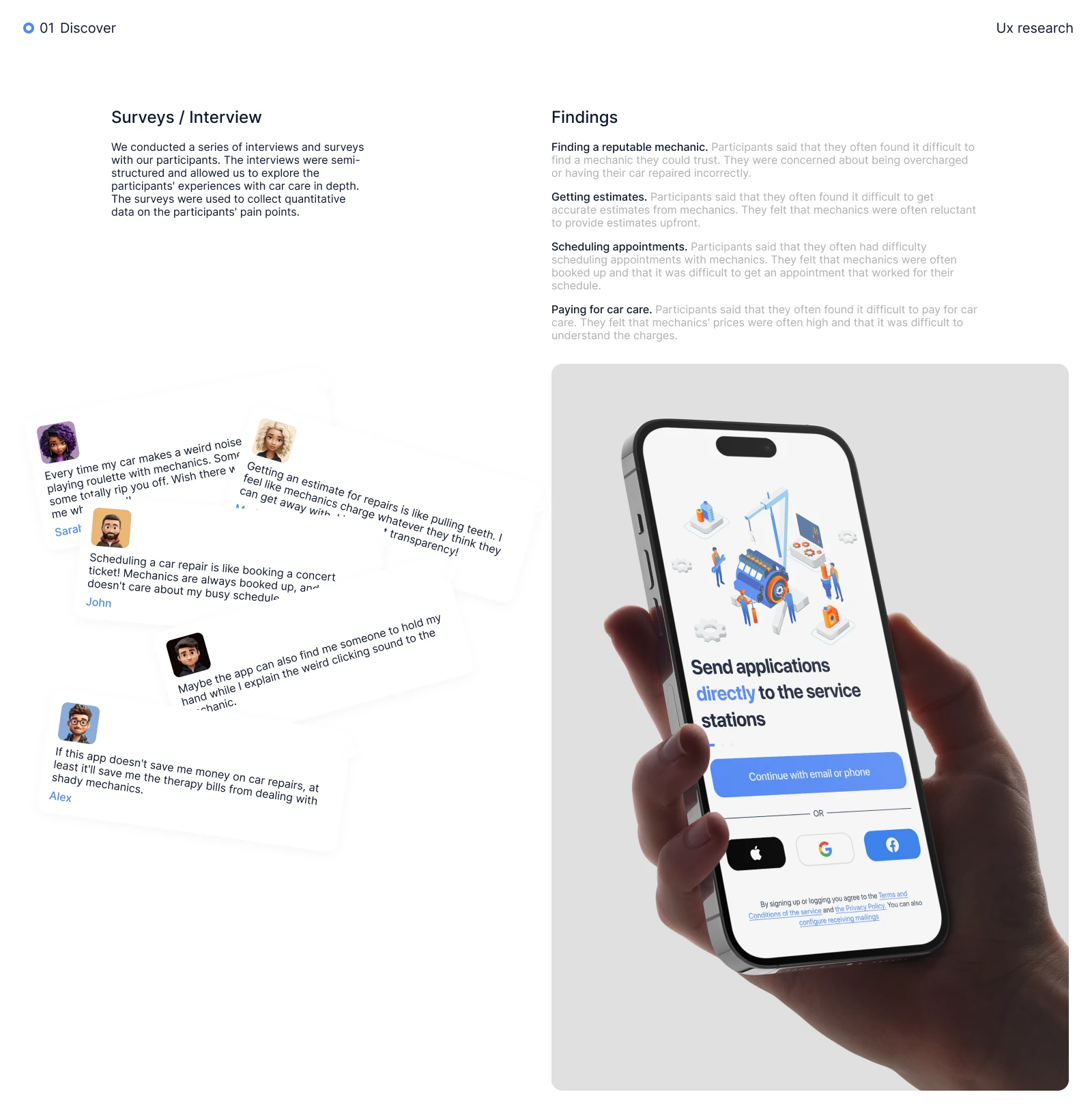Carfy — платформа для сервисного обслуживания автомобилей — Изображение №4 — Интерфейсы на Dprofile