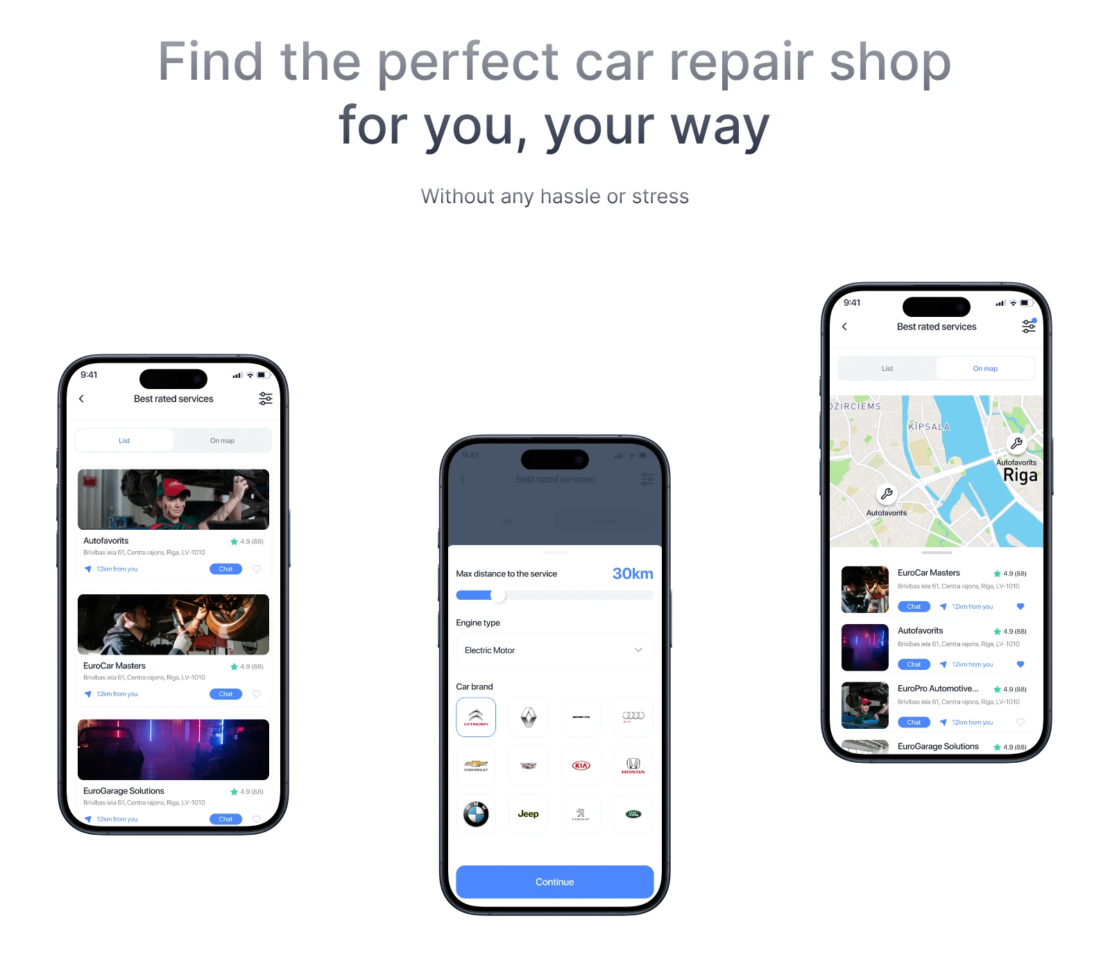 Carfy — платформа для сервисного обслуживания автомобилей — Изображение №9 — Интерфейсы на Dprofile