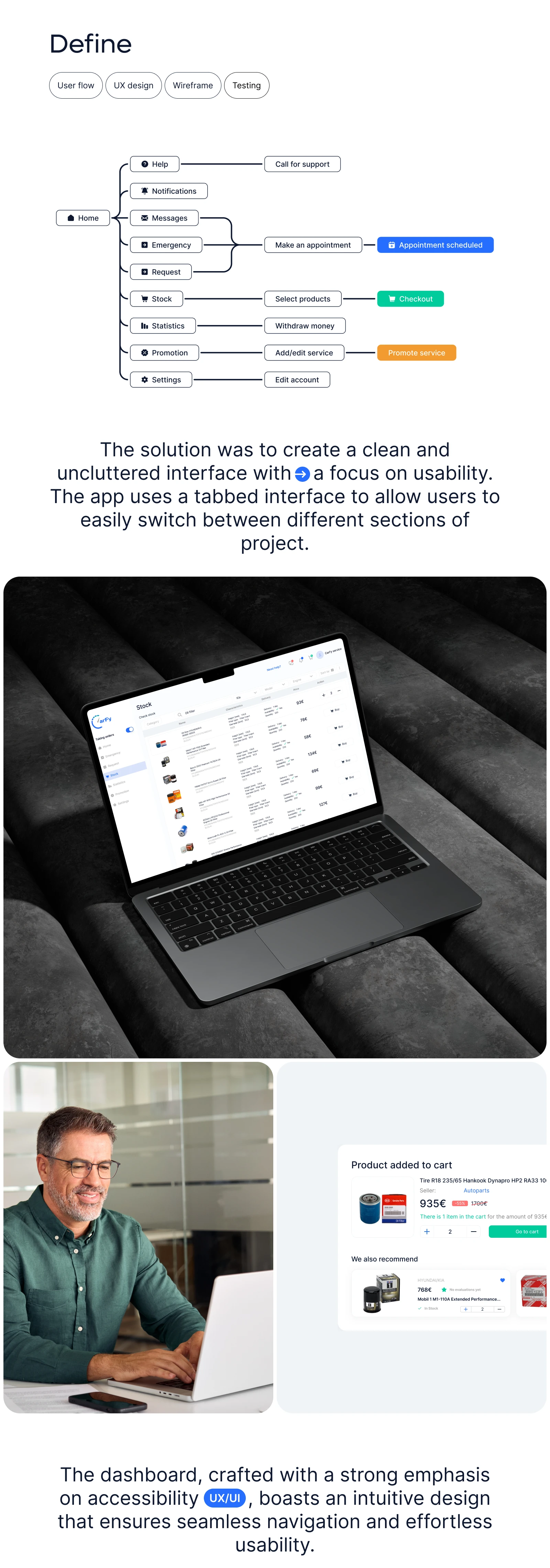 Carfy - auto repair and e-commerce platform — Изображение №6 — Интерфейсы на Dprofile