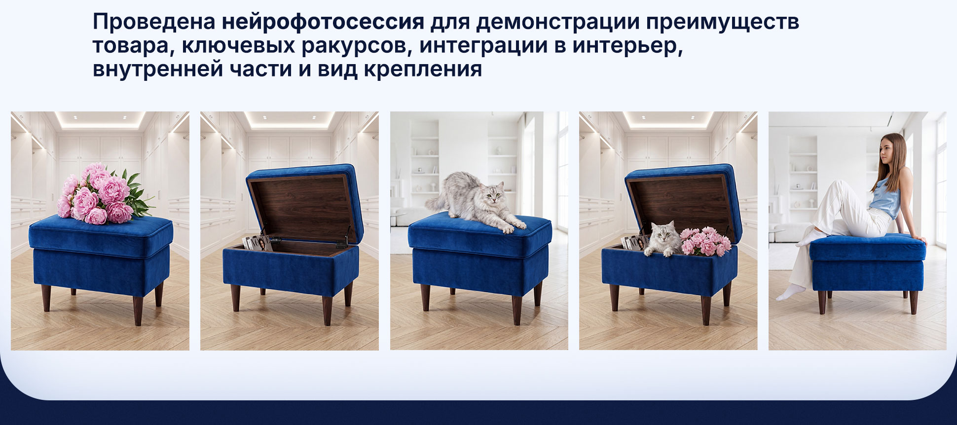 Дизайн карточки товара для пуфика — Изображение №5 — Графика, Маркетинг на Dprofile