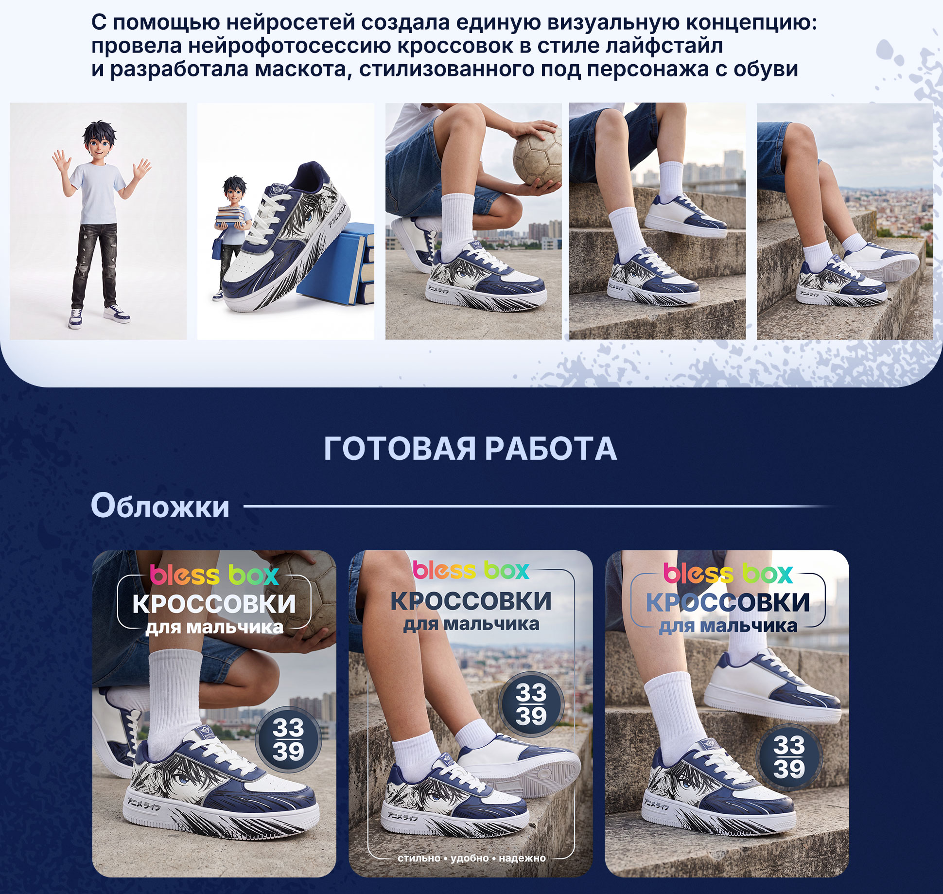 Дизайн карточки для кроссовок — Изображение №5 — Графика, Маркетинг на Dprofile