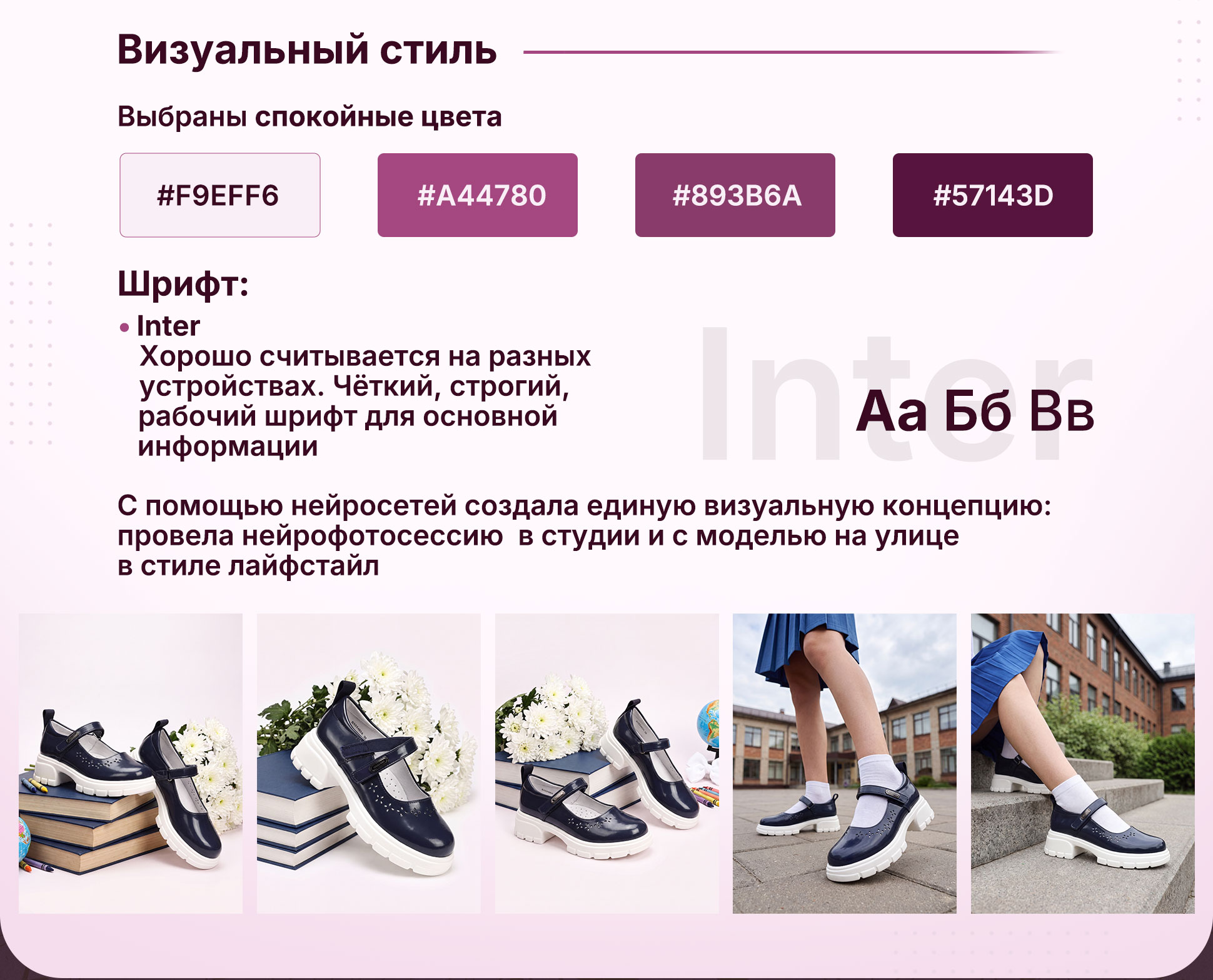 Дизайн карточки товара "Школьные туфли" — Изображение №4 — Графика, Маркетинг на Dprofile