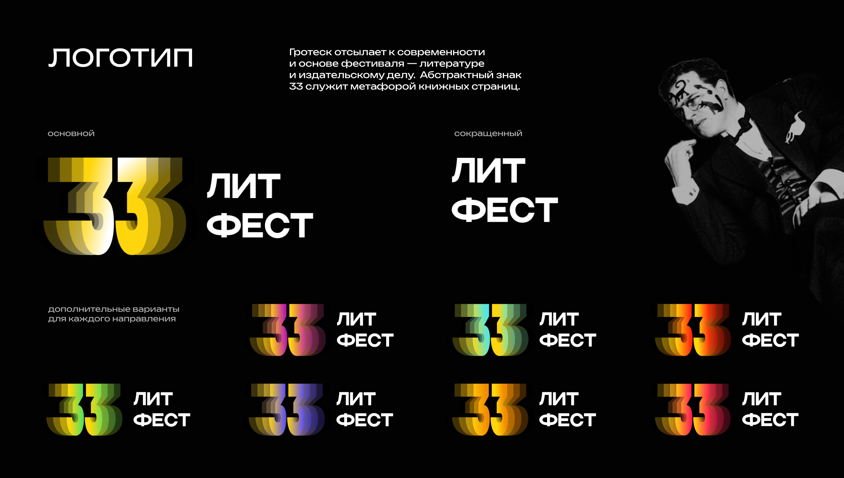 ЛИТФЕСТ 33 — Изображение №2 — Брендинг на Dprofile