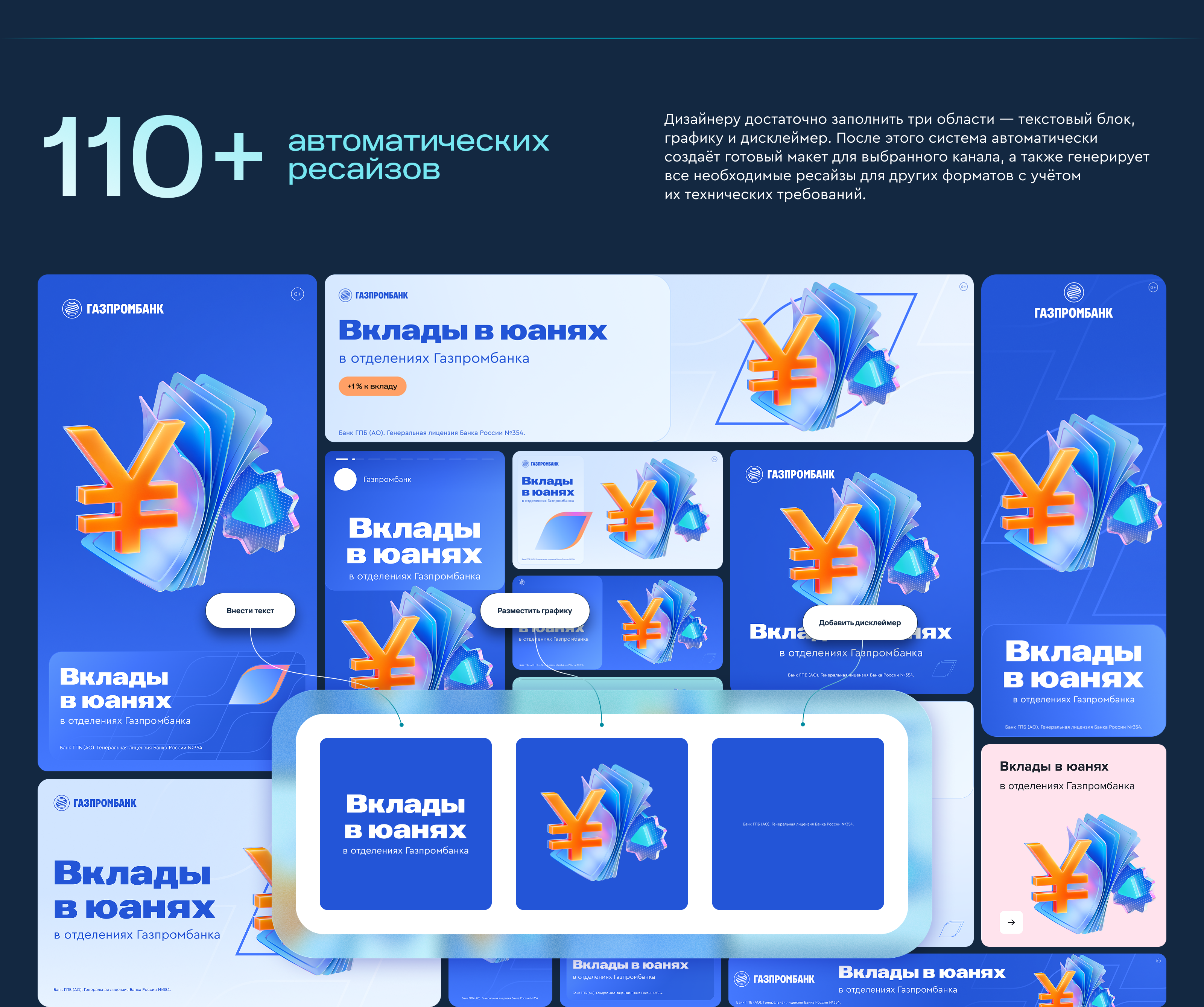 Универсальный шаблон Газпромбанка — Изображение №3 — Брендинг, Графика на Dprofile