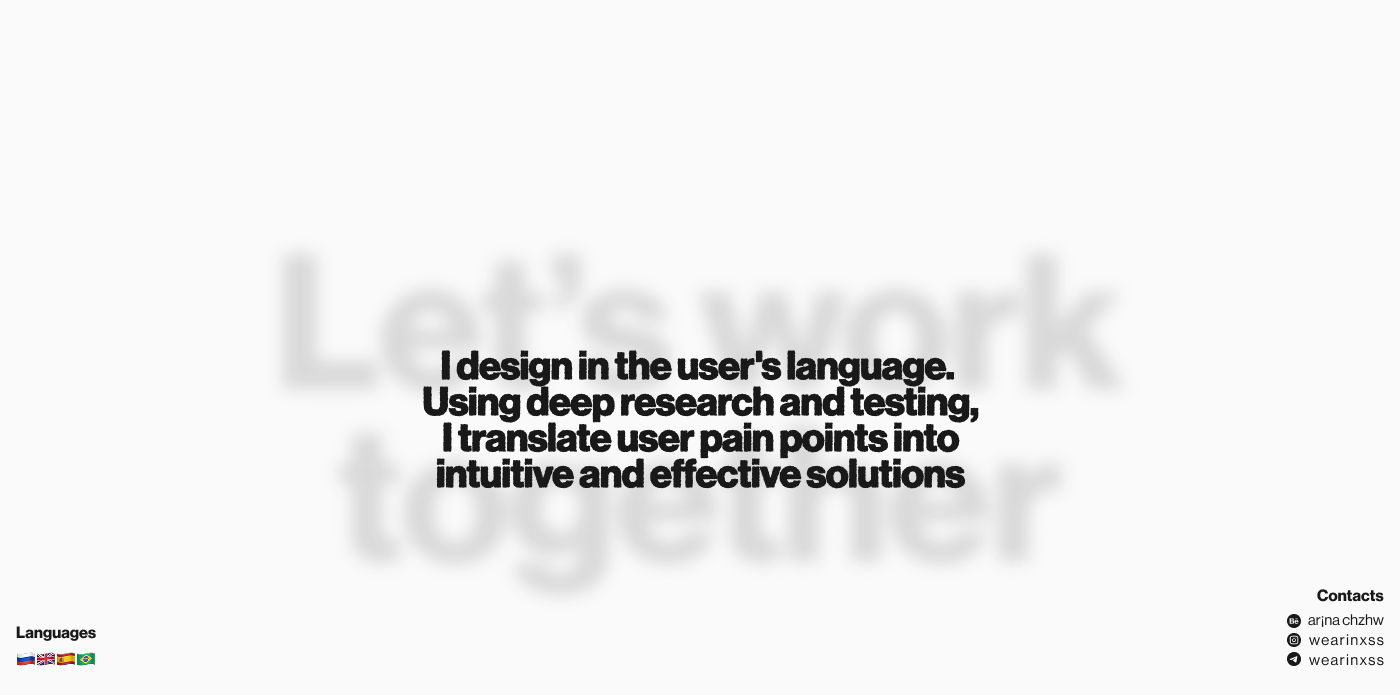 Portfolio web design — Изображение №17 — Интерфейсы на Dprofile
