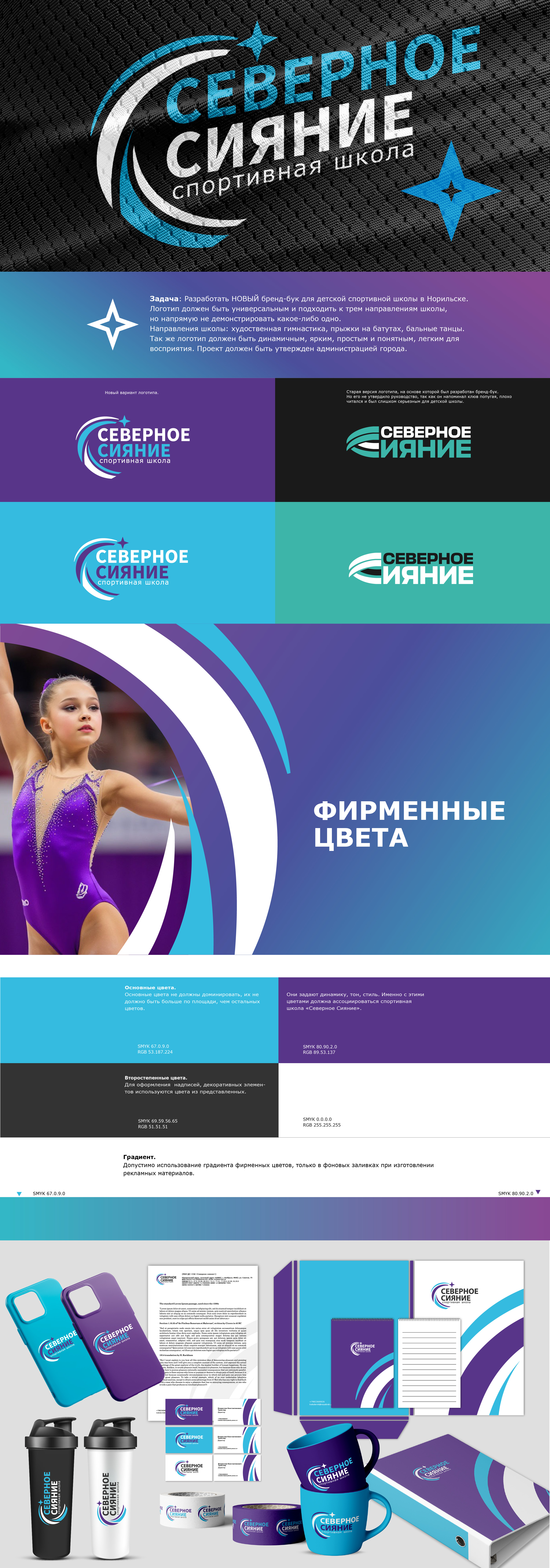 Бренд-бук для детской спортивной школы г. Норильск — Изображение №1 — Брендинг на Dprofile