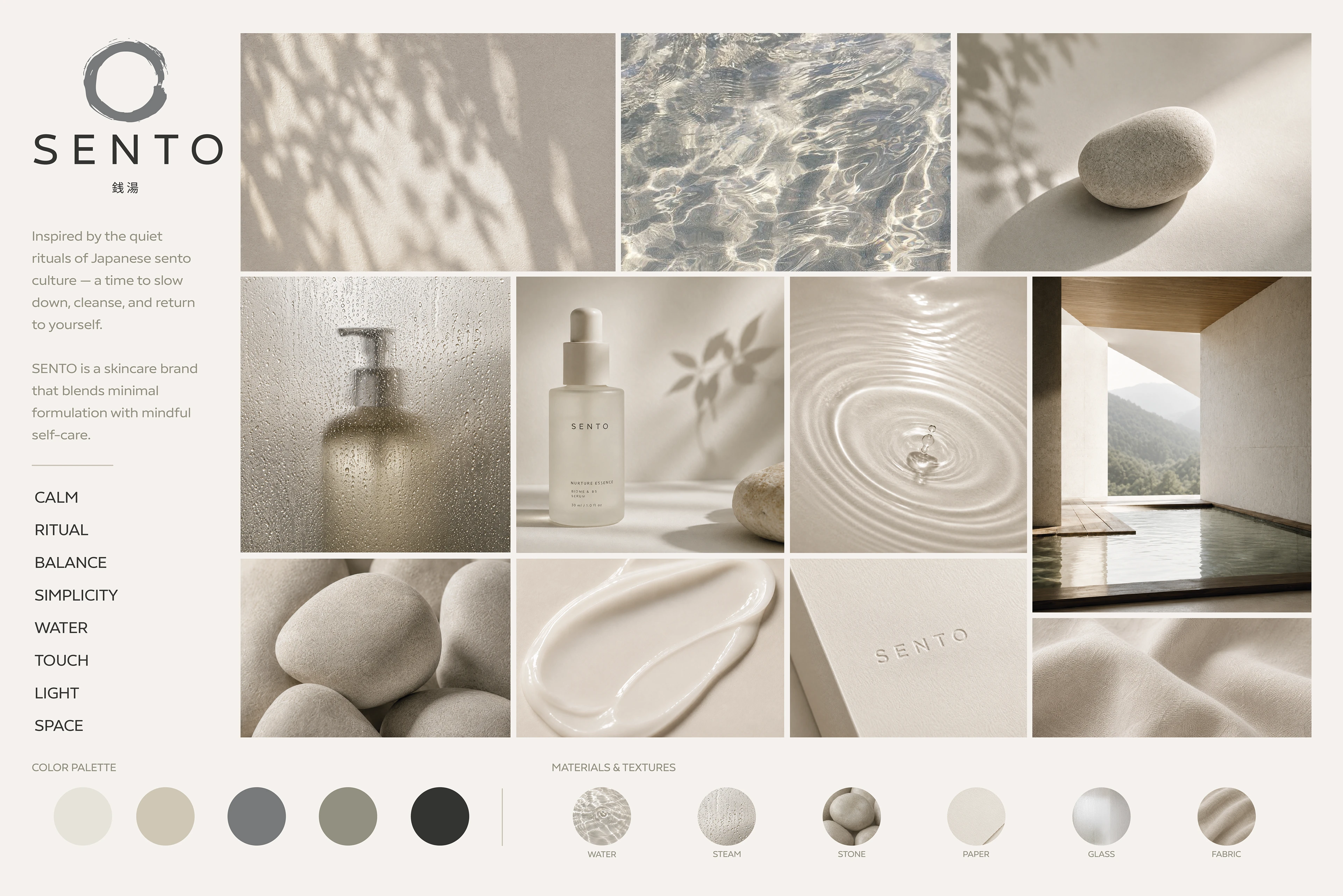 SENTO — Skincare Brand Identity — Изображение №4 — Брендинг, Графика на Dprofile