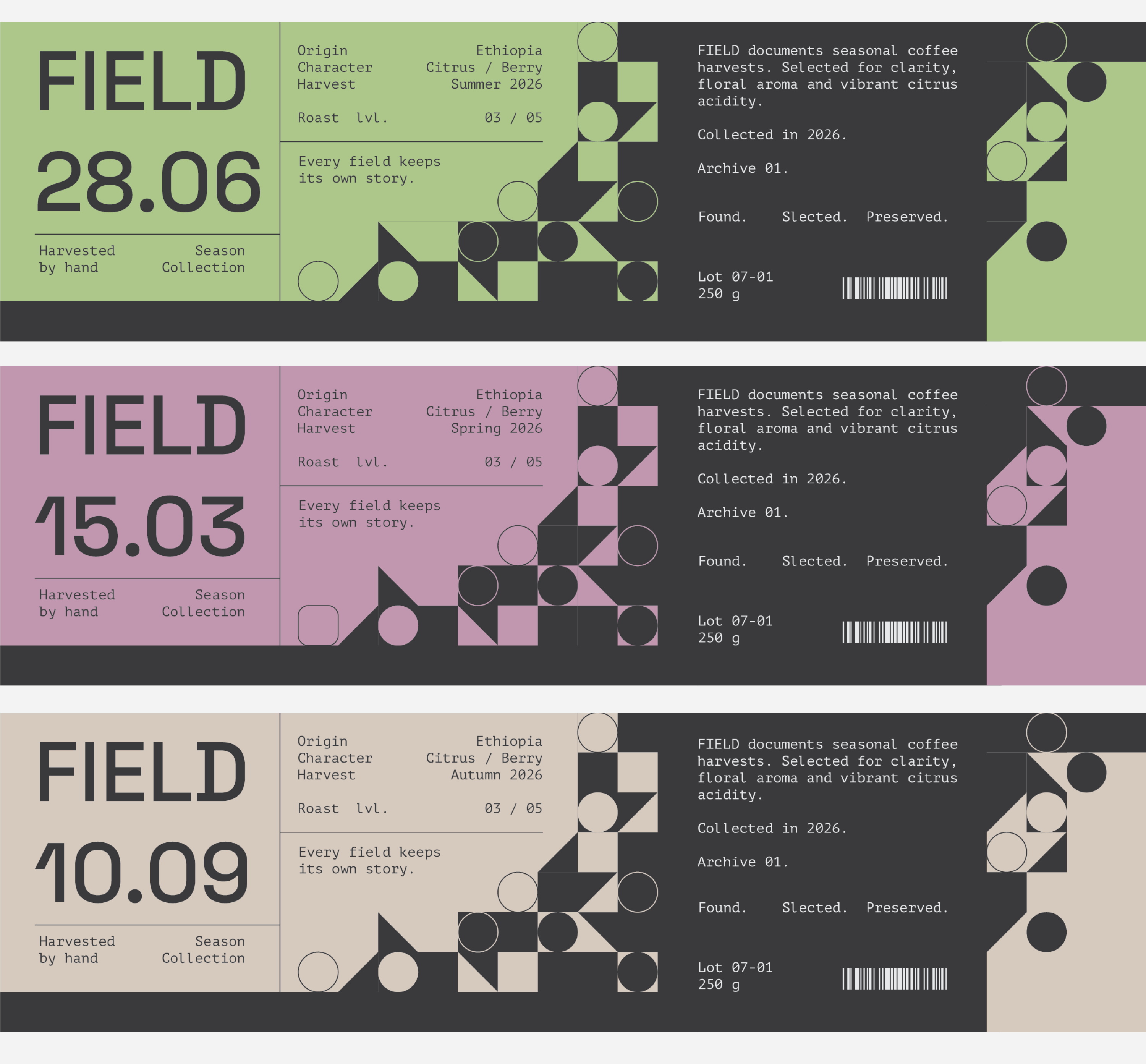 FIELD — Harvest Archive — Изображение №8 — Брендинг, 3D на Dprofile