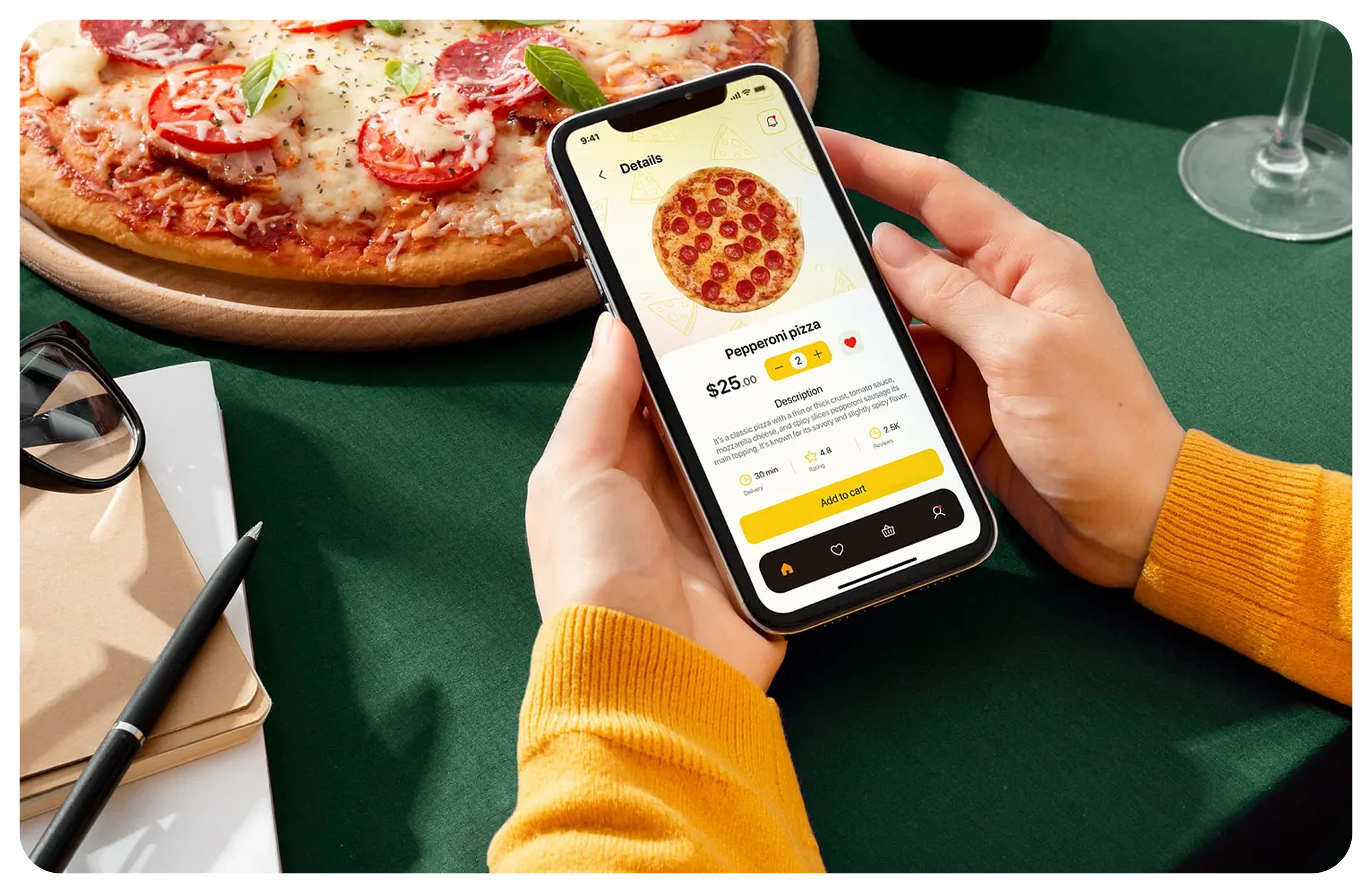 Pizza Delivery App — Изображение №8 — Интерфейсы на Dprofile