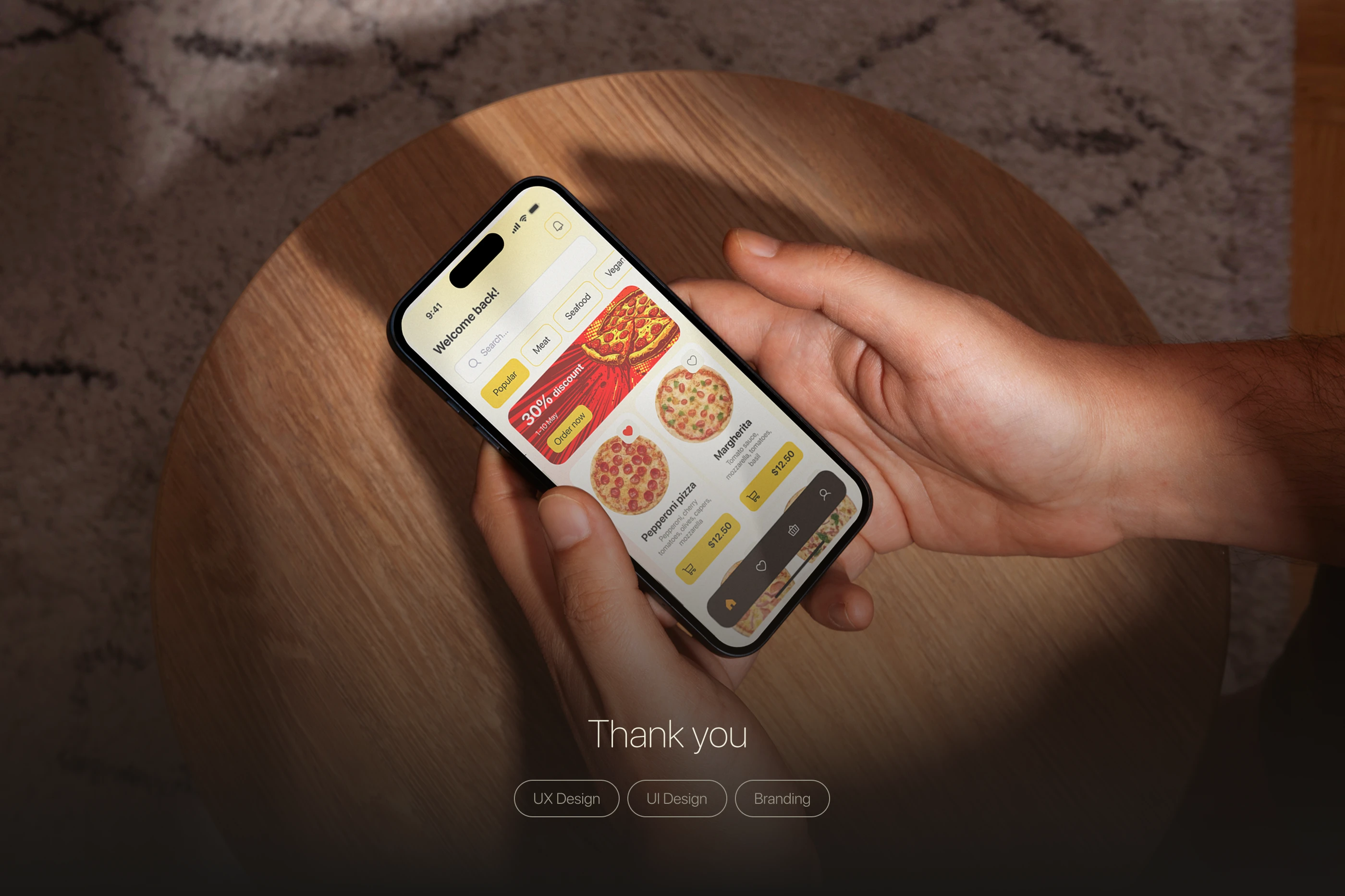 Pizza Delivery App — Изображение №13 — Интерфейсы на Dprofile