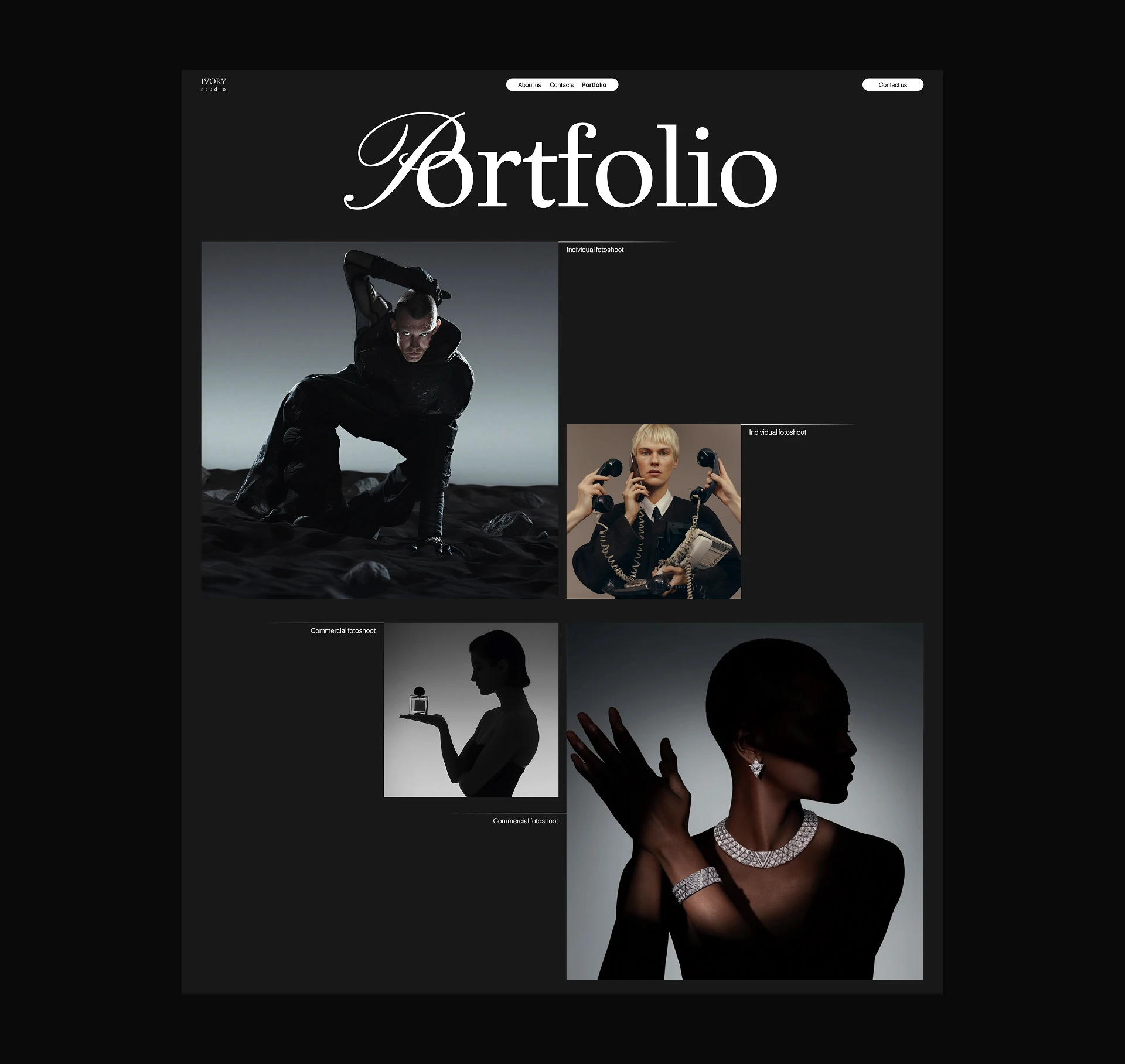 Ivory Photo Studio | Corporate website — Изображение №8 — Интерфейсы, Архитектура на Dprofile