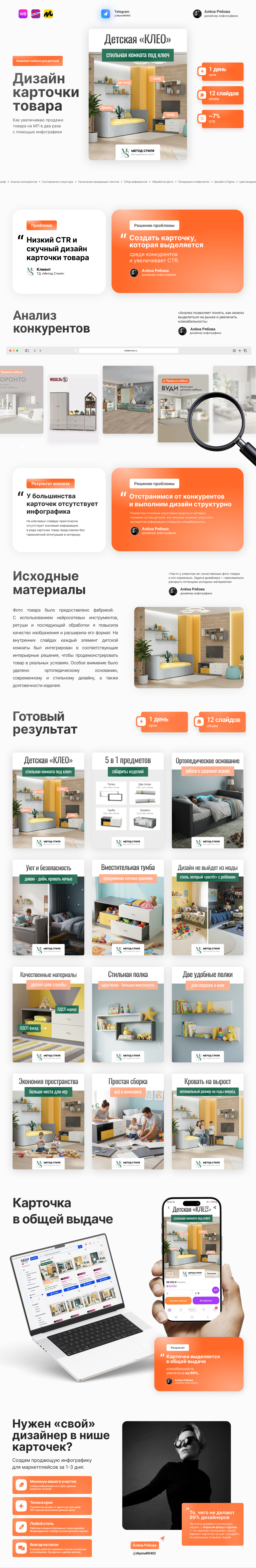 Дизайн карточки для комплекта мебели — Изображение №1 — Маркетинг, Промдизайн на Dprofile