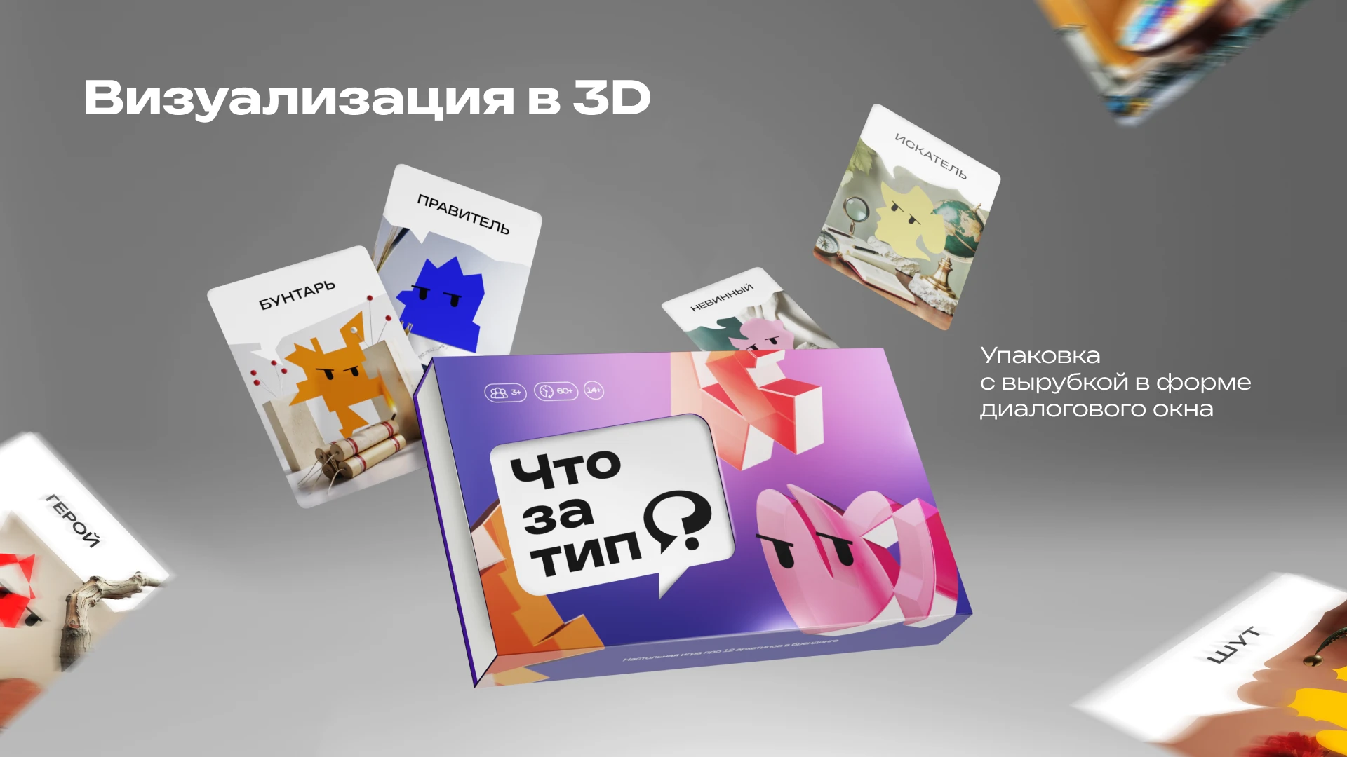 Что за тип? | Настольная игра — Изображение №9 — Брендинг, Промдизайн на Dprofile