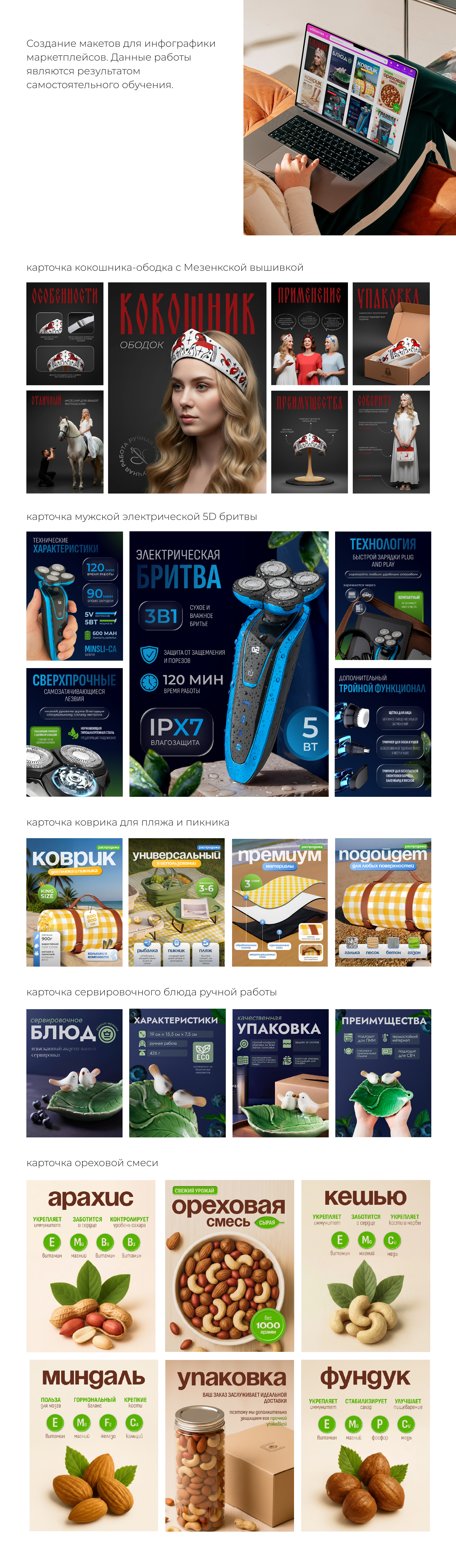 Инфографика для маркетплейсов — Изображение №1 — Графика, Нейро на Dprofile