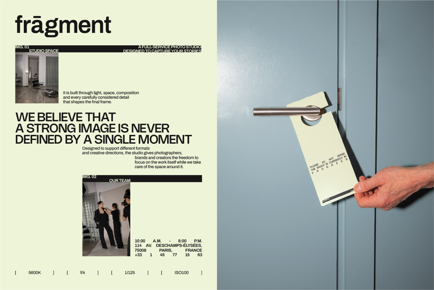 Fragment / Айдентика для фотостудии — Изображение №5 — Брендинг на Dprofile