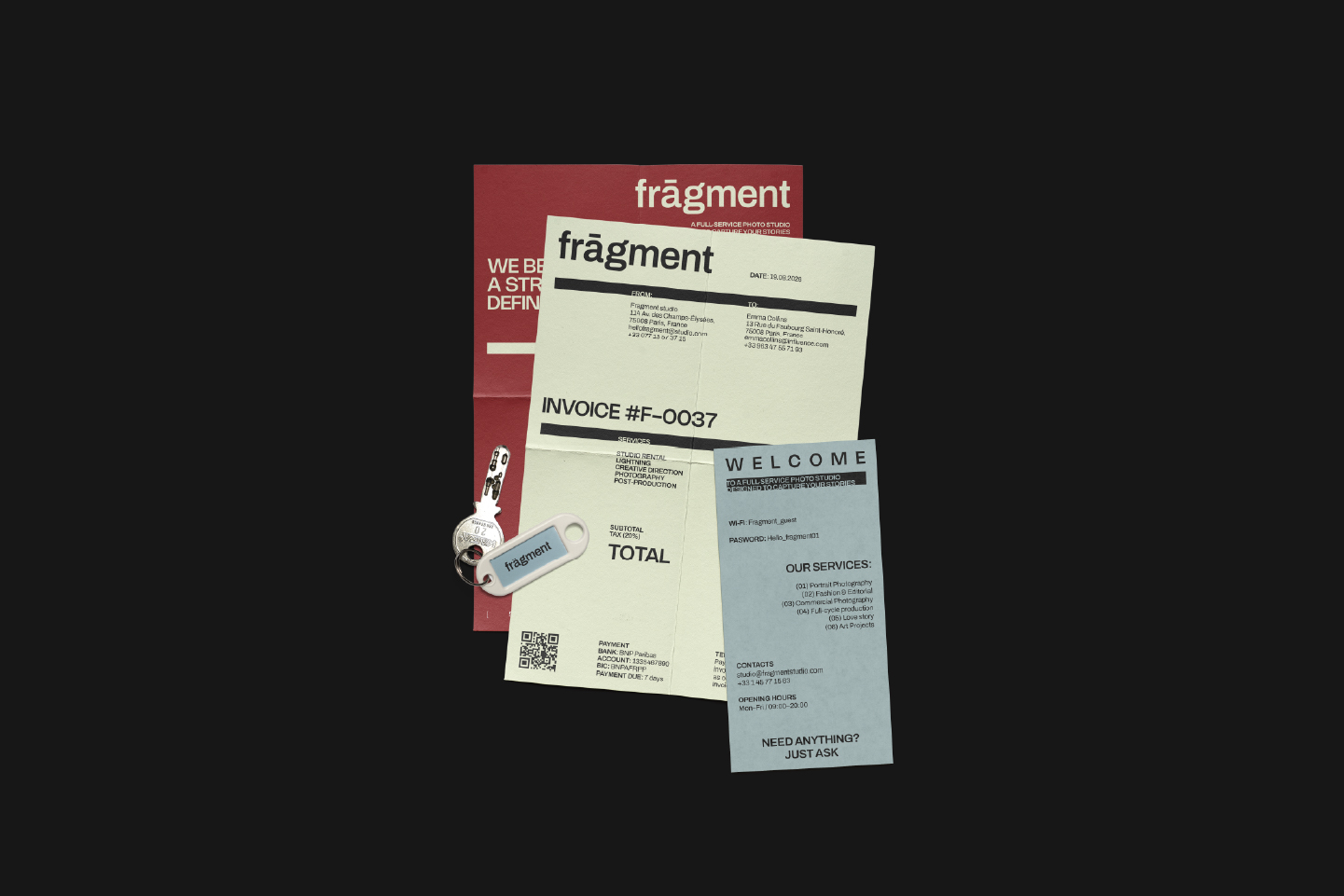 Fragment / Айдентика для фотостудии — Изображение №3 — Брендинг на Dprofile