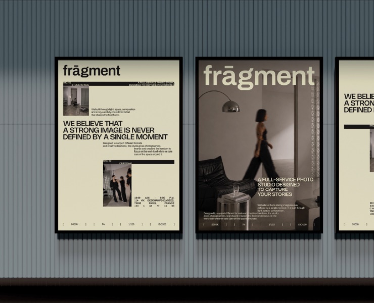 Fragment / Айдентика для фотостудии на Dprofile