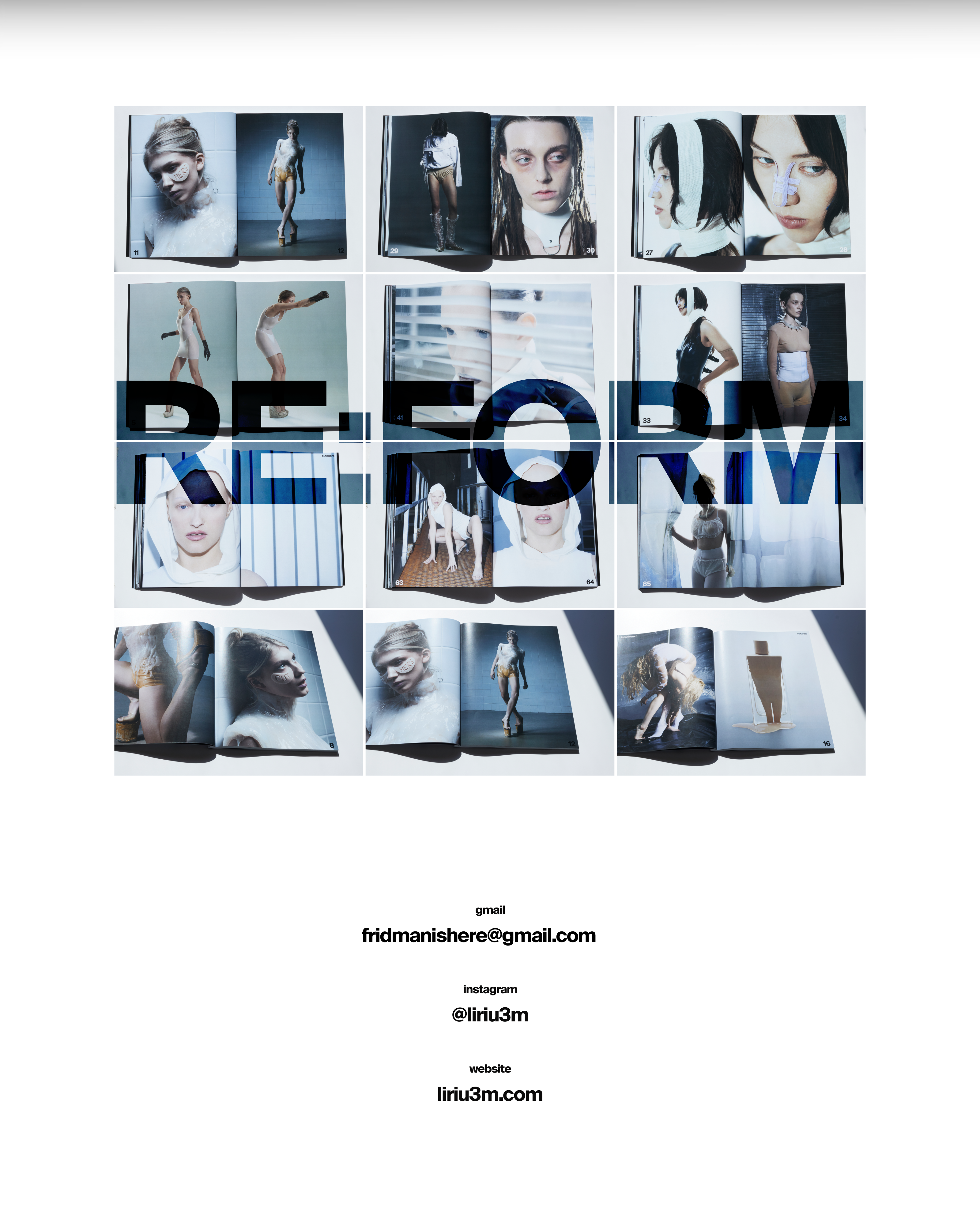 "RE:FORM" журнал для vizhuamore — Изображение №9 — Брендинг, Графика на Dprofile