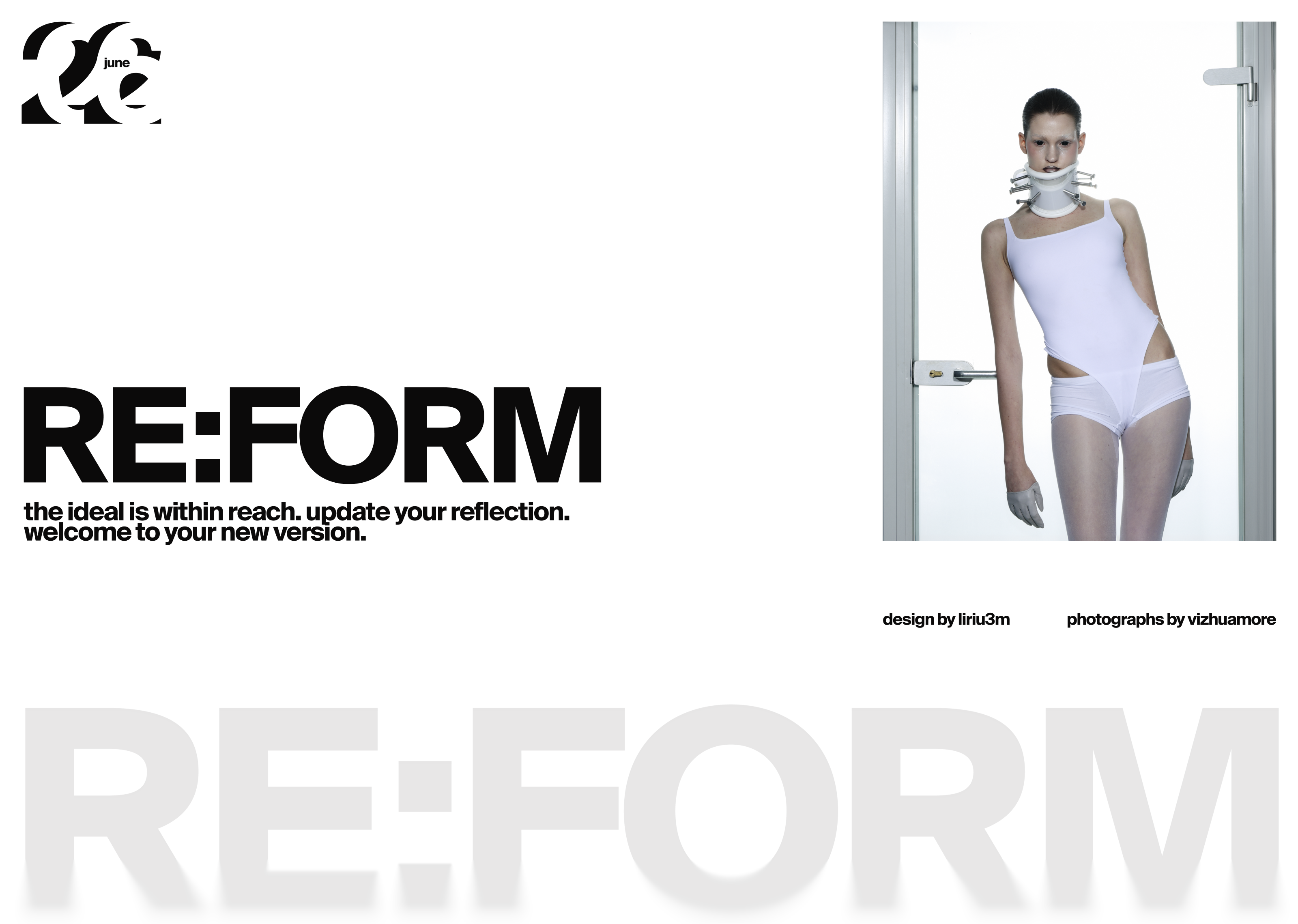 "RE:FORM" журнал для vizhuamore — Изображение №1 — Брендинг, Графика на Dprofile