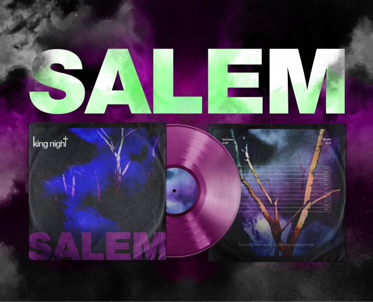 salem - king night vinyl — Графика, Промдизайн на Dprofile