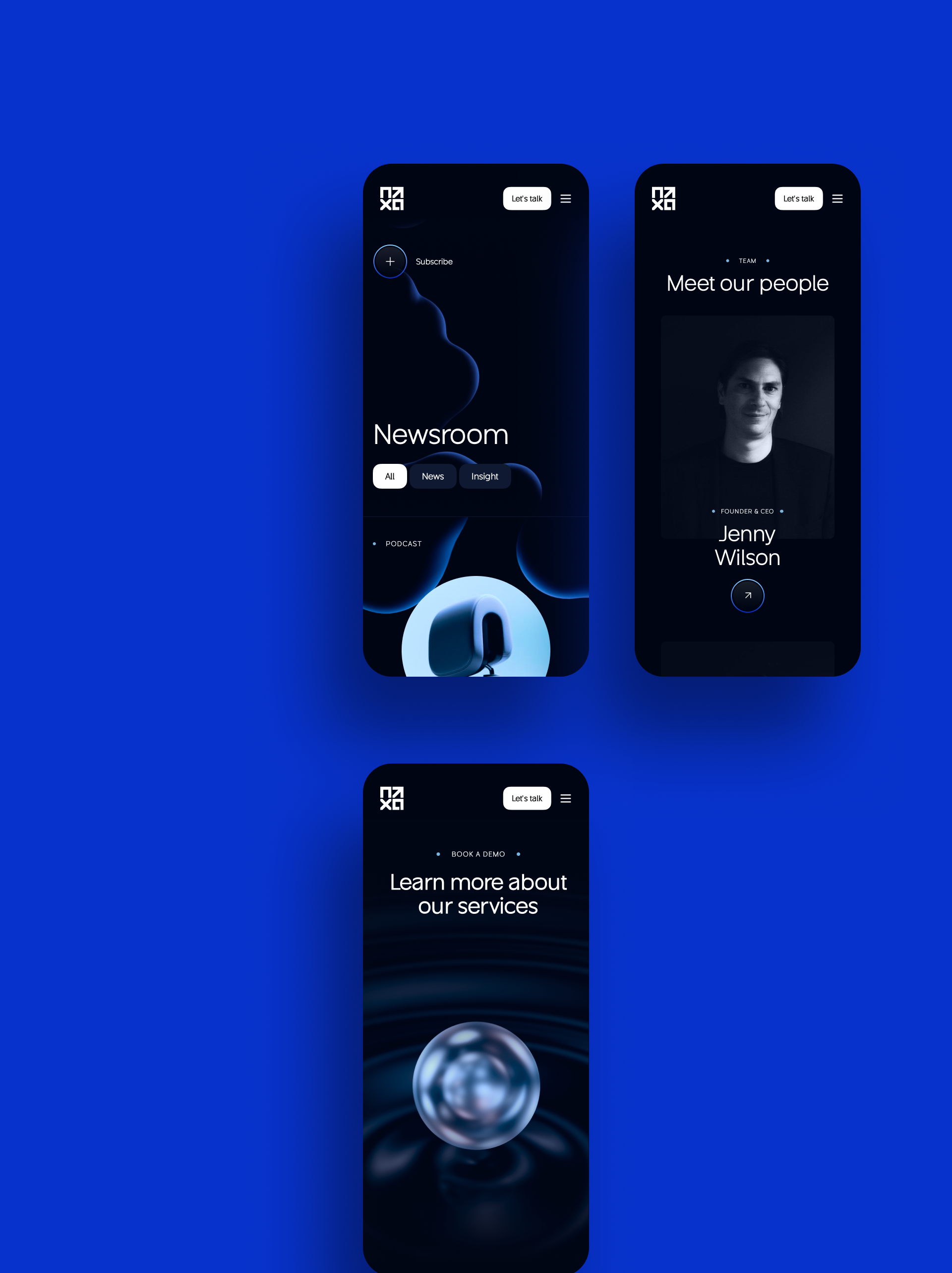 Nexa AI — Брендинг и вебсайт дизайн — Изображение №9 — Интерфейсы, Брендинг на Dprofile