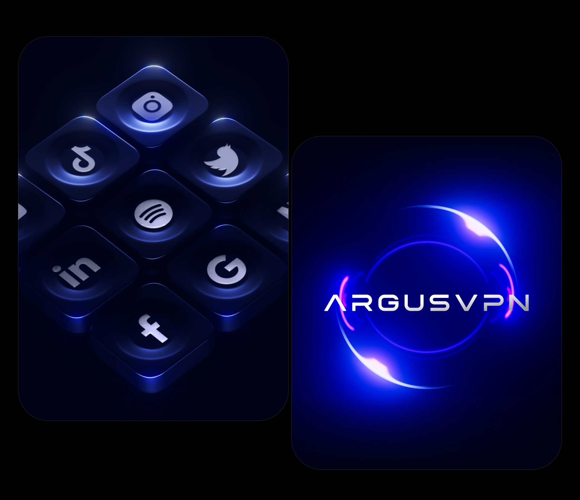 ARGUS VPN — Дизайн Вебсайта и мобильного приложения — Изображение №10 — Интерфейсы, Анимация на Dprofile