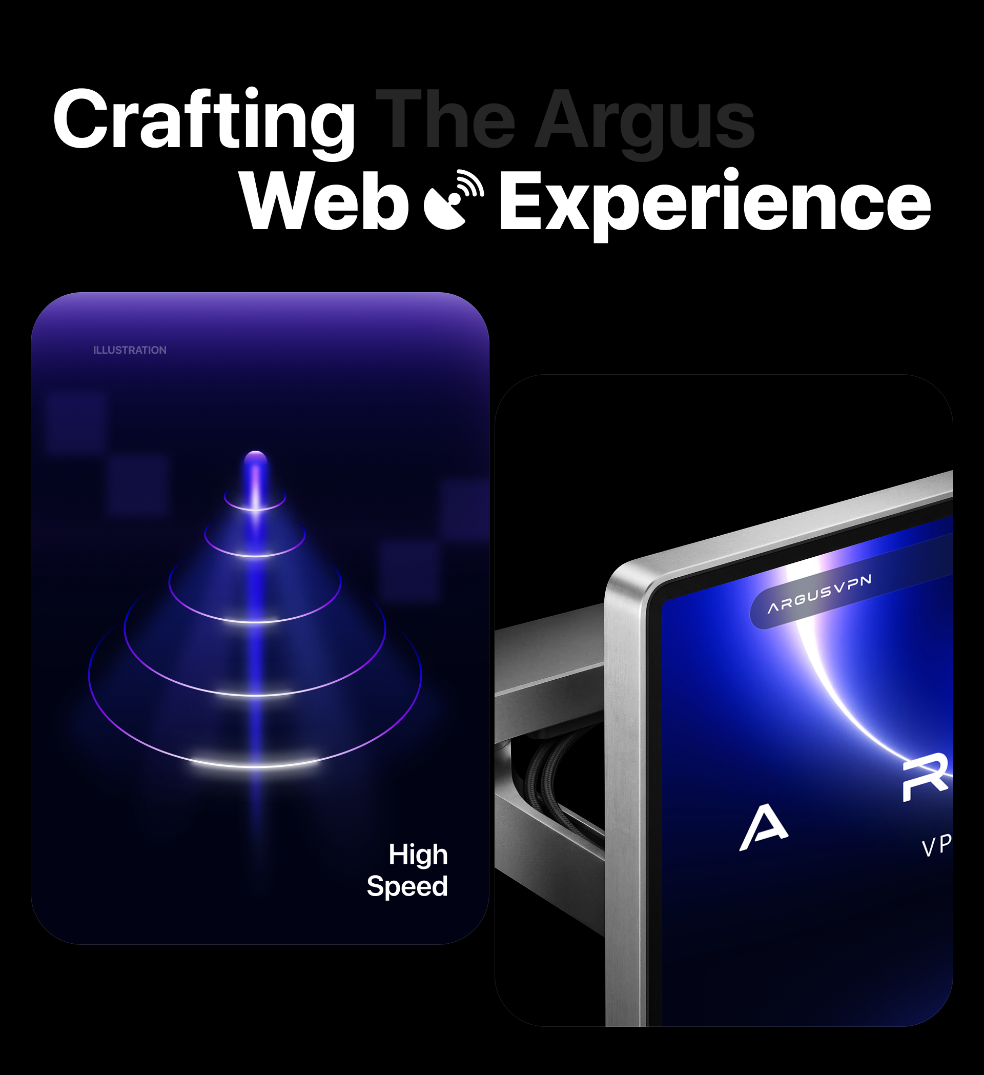 ARGUS VPN — Дизайн Вебсайта и мобильного приложения — Изображение №16 — Интерфейсы, Анимация на Dprofile