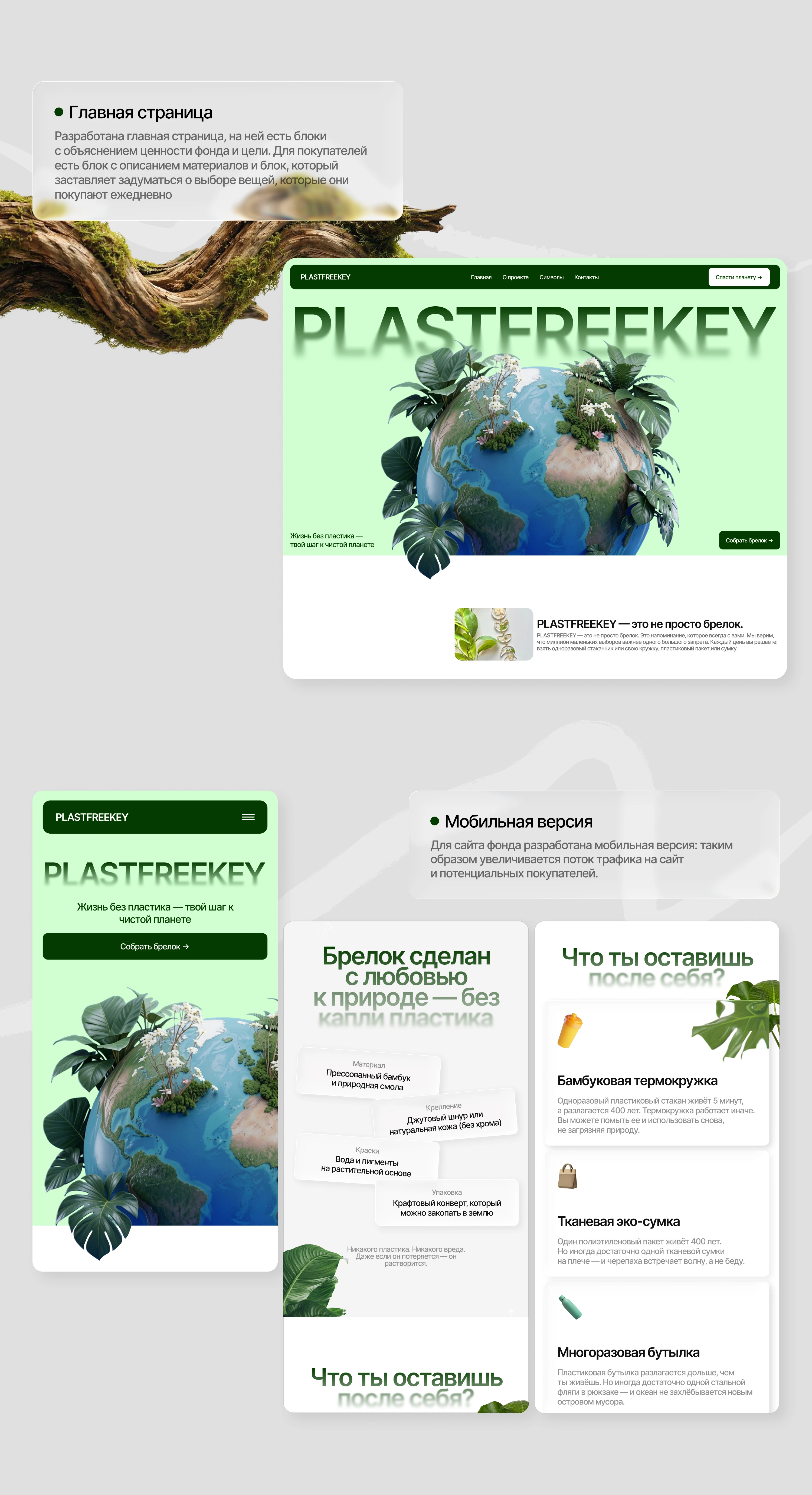 Website for the Plastfreekey eco-project — Изображение №8 — Интерфейсы, Анимация на Dprofile