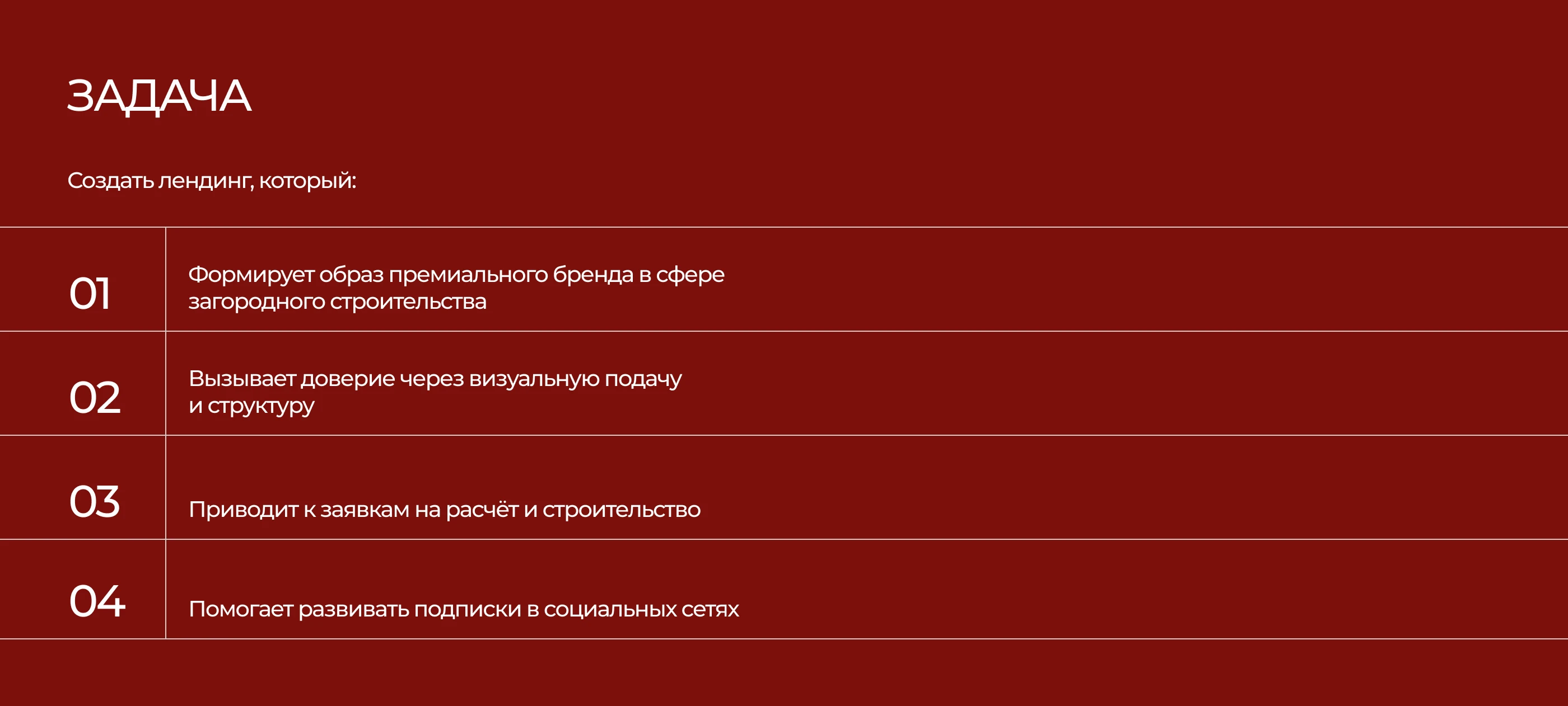 Лендинг для строительной компании — Изображение №3 — Интерфейсы на Dprofile