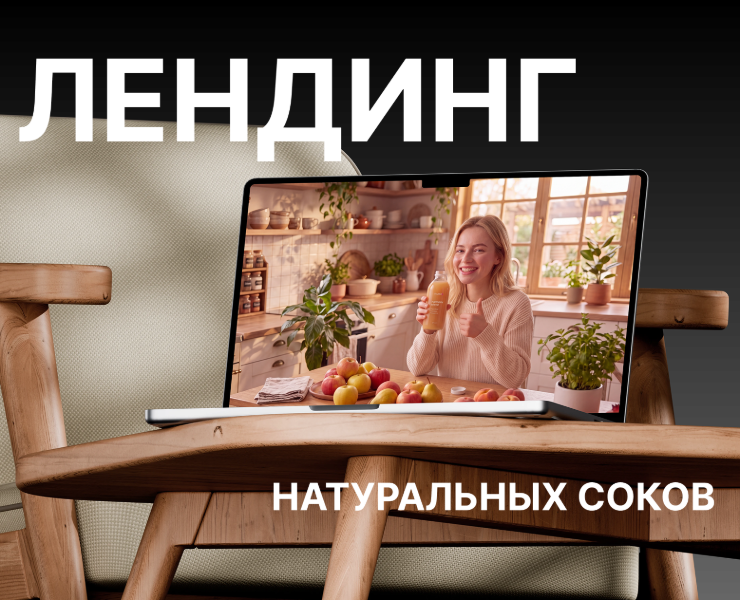 Лендинг натуральных соков — Интерфейсы, Маркетинг на Dprofile
