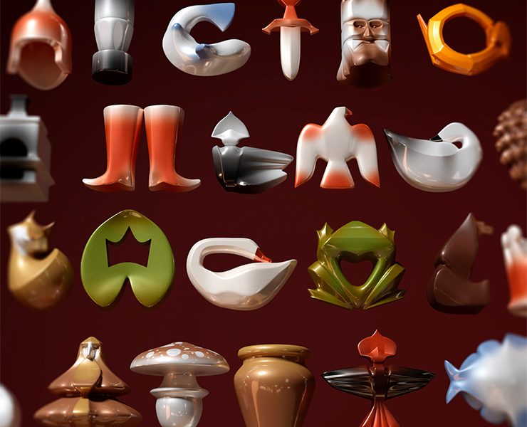 Бирюльки — 3D, Промдизайн на Dprofile
