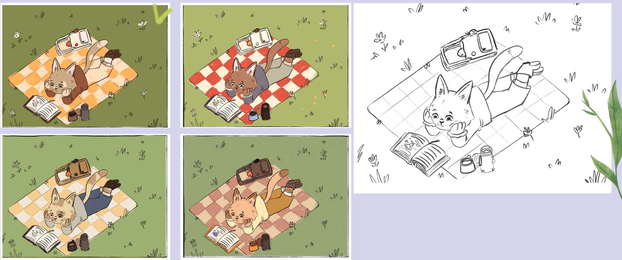 A series of illustrations from 7 seasons — Изображение №4 — Иллюстрация на Dprofile