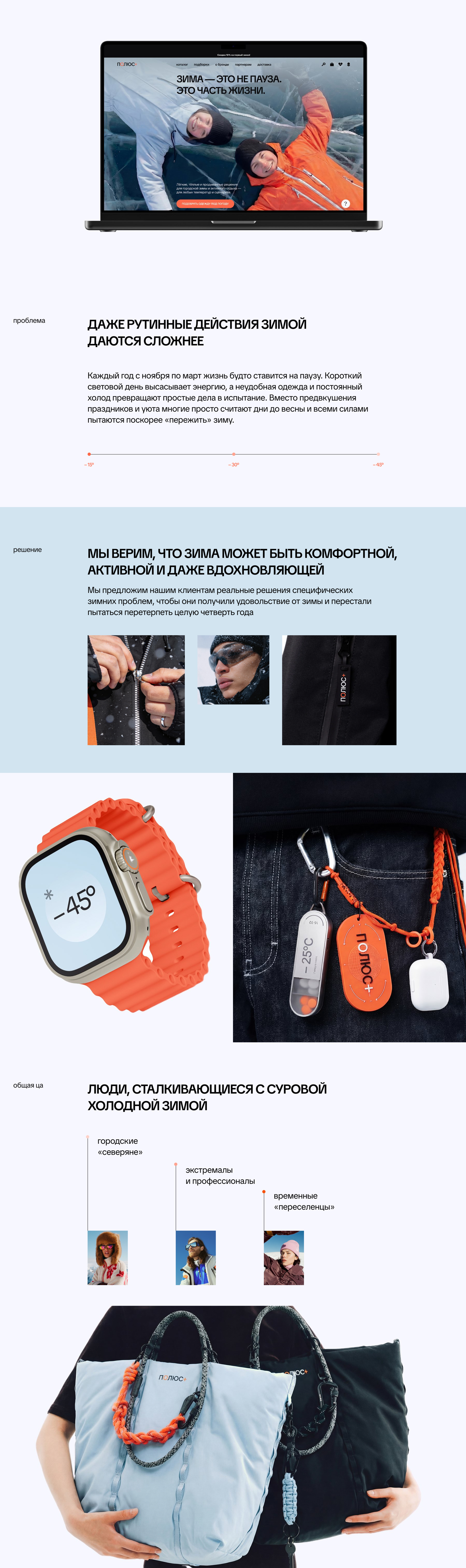 «ПОЛЮС+» — интернет-магазин для комфортной жизни зимой — Изображение №1 — Интерфейсы на Dprofile