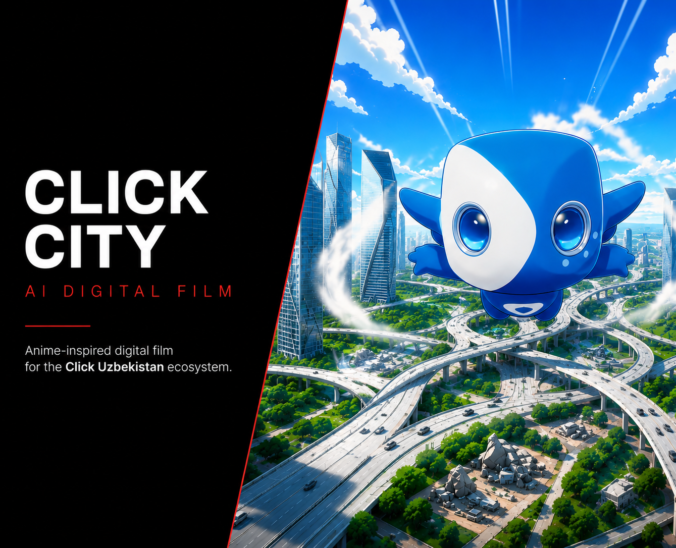 Сlick City — анимационный AI-фильм — 3D, Анимация на Dprofile