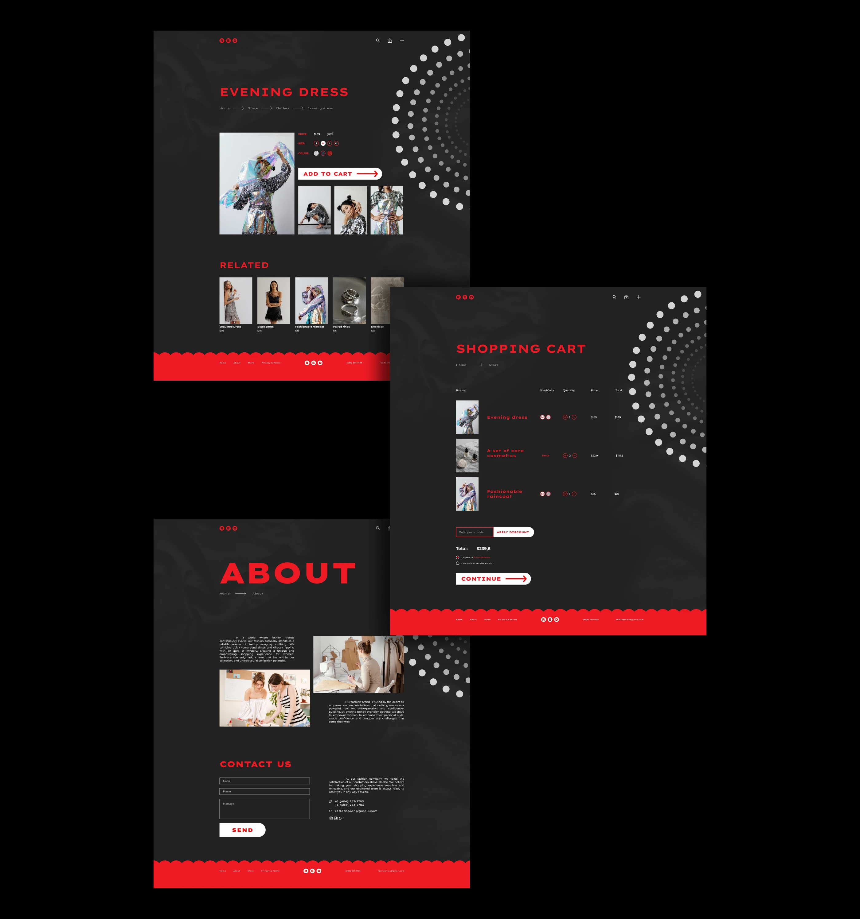 Website RED — Изображение №4 — Интерфейсы, Брендинг на Dprofile