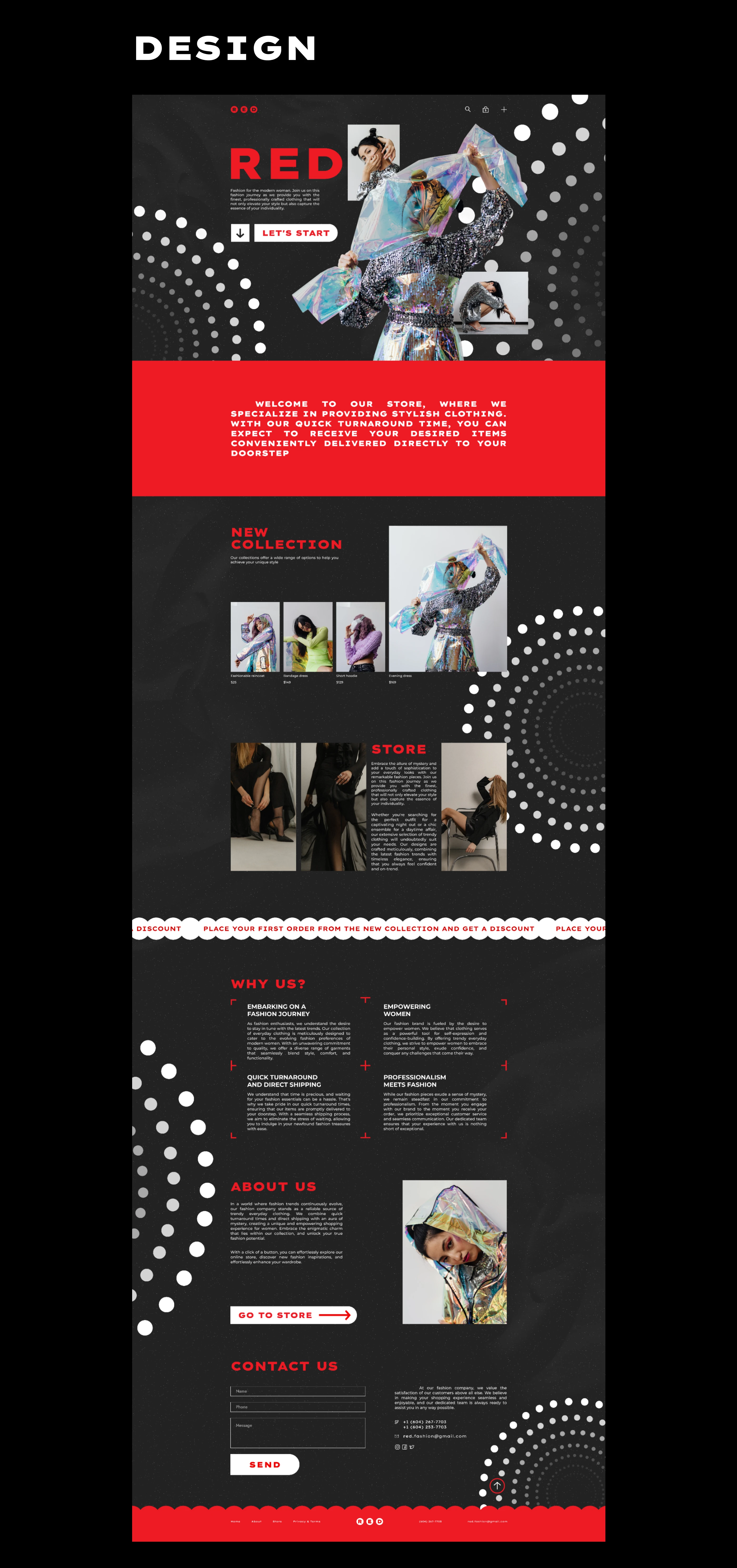 Website RED — Изображение №2 — Интерфейсы, Брендинг на Dprofile