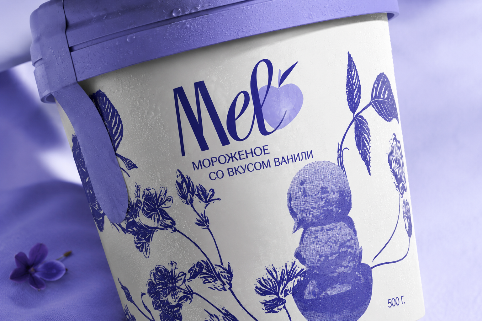 MELO — Айдентика и упаковка бренда мороженого — Изображение №1 — Брендинг, Промдизайн на Dprofile