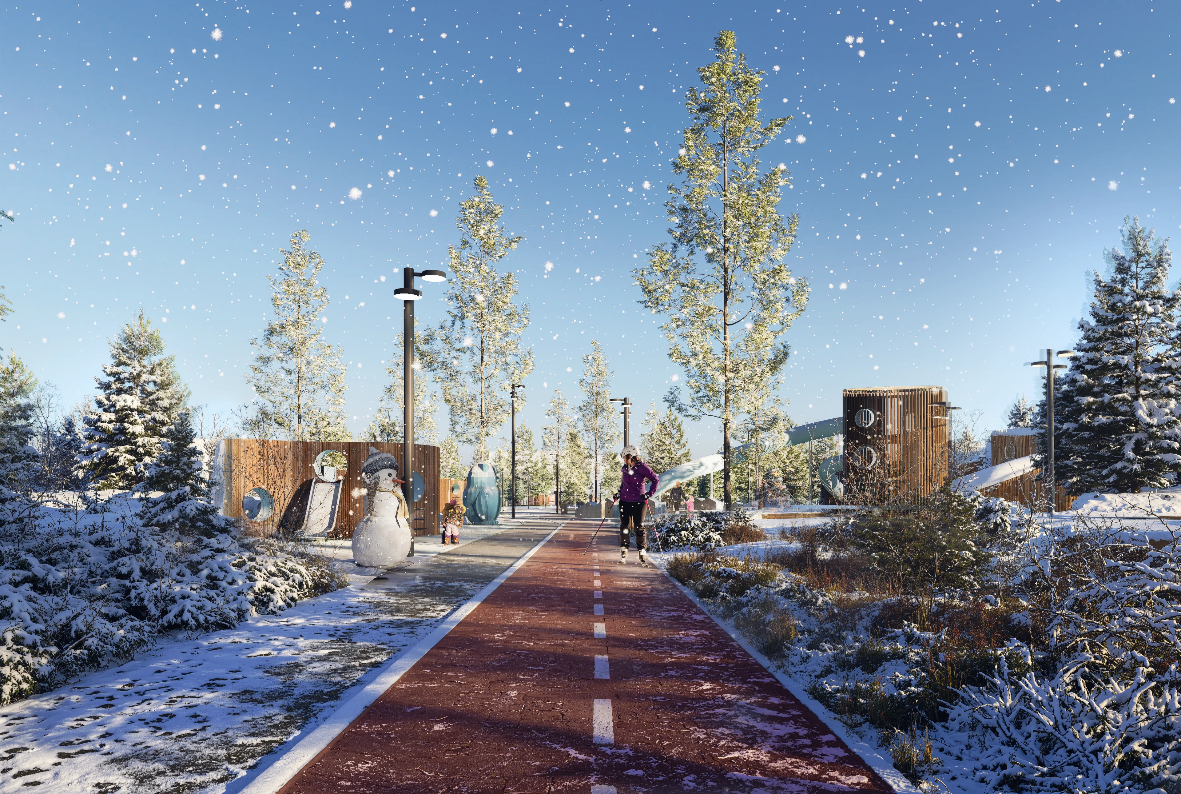Novy Urengoy Park | Парк в Новом Урегое — Изображение №5 — Архитектура на Dprofile