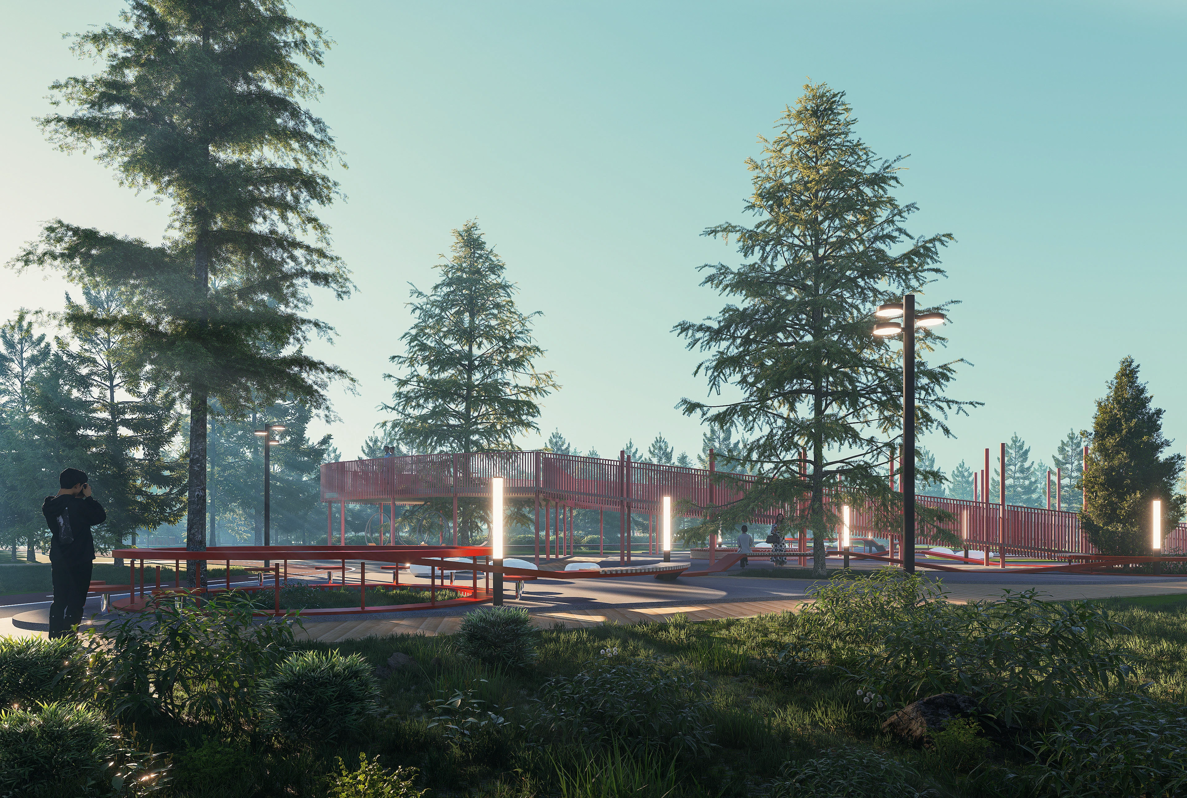 Novy Urengoy Park | Парк в Новом Урегое — Изображение №1 — Архитектура на Dprofile