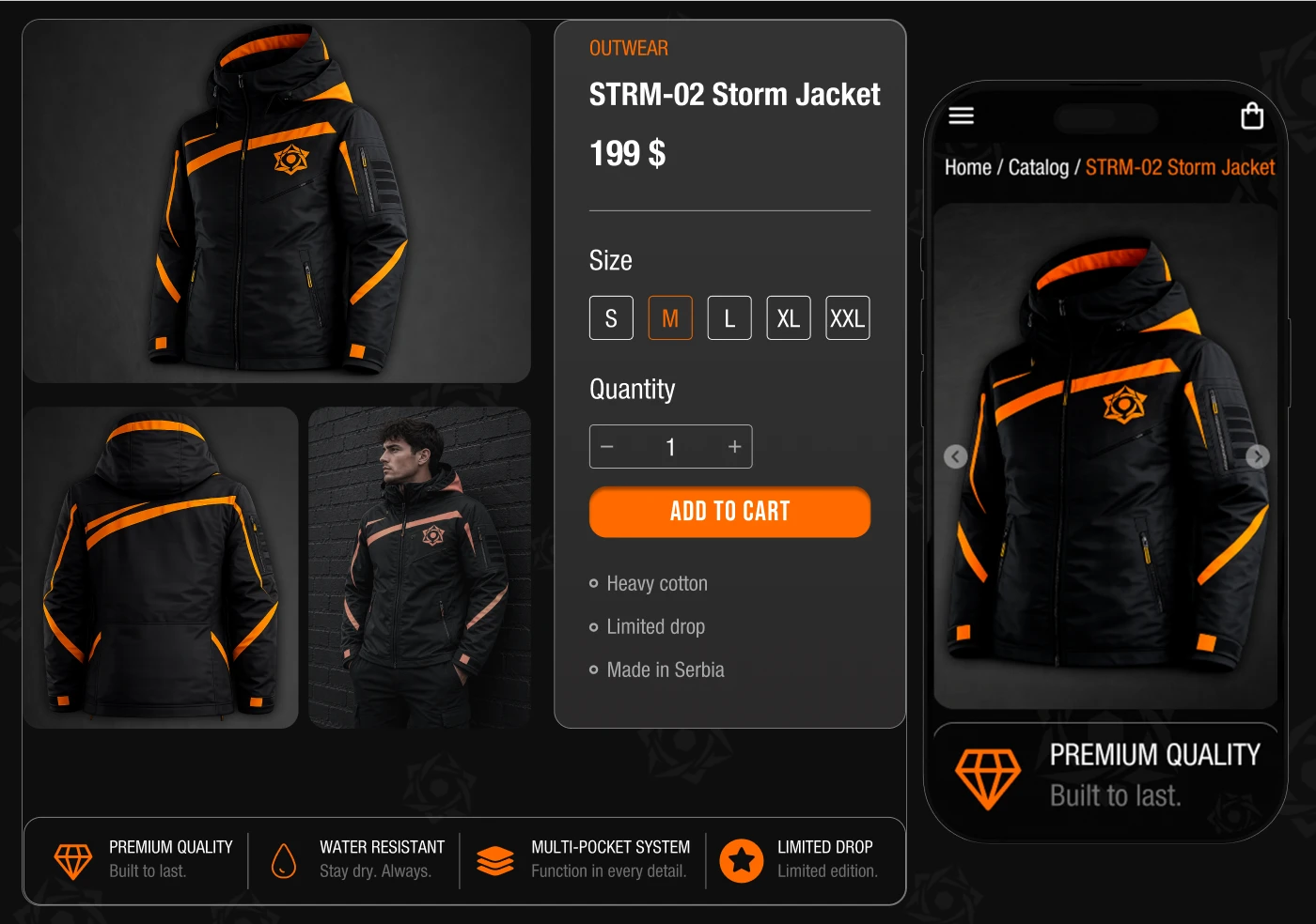 KRYO — Streetwear E-Commerce Website Design — Изображение №8 — Интерфейсы, Брендинг на Dprofile