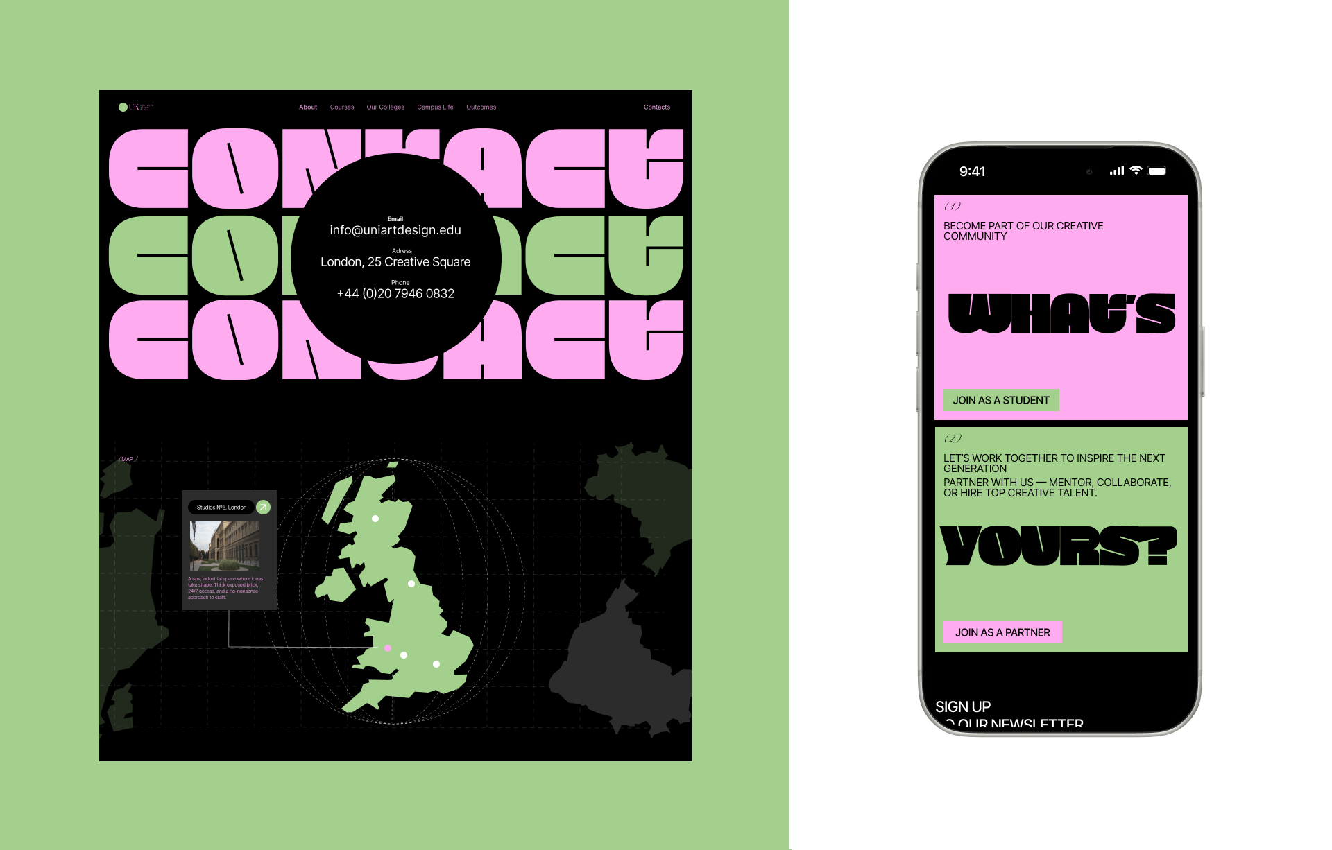 website - university of art and design — Изображение №12 — Интерфейсы на Dprofile