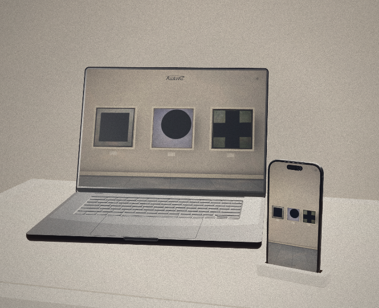 Raketa Malevich Triptych — Интерфейсы, 3D на Dprofile
