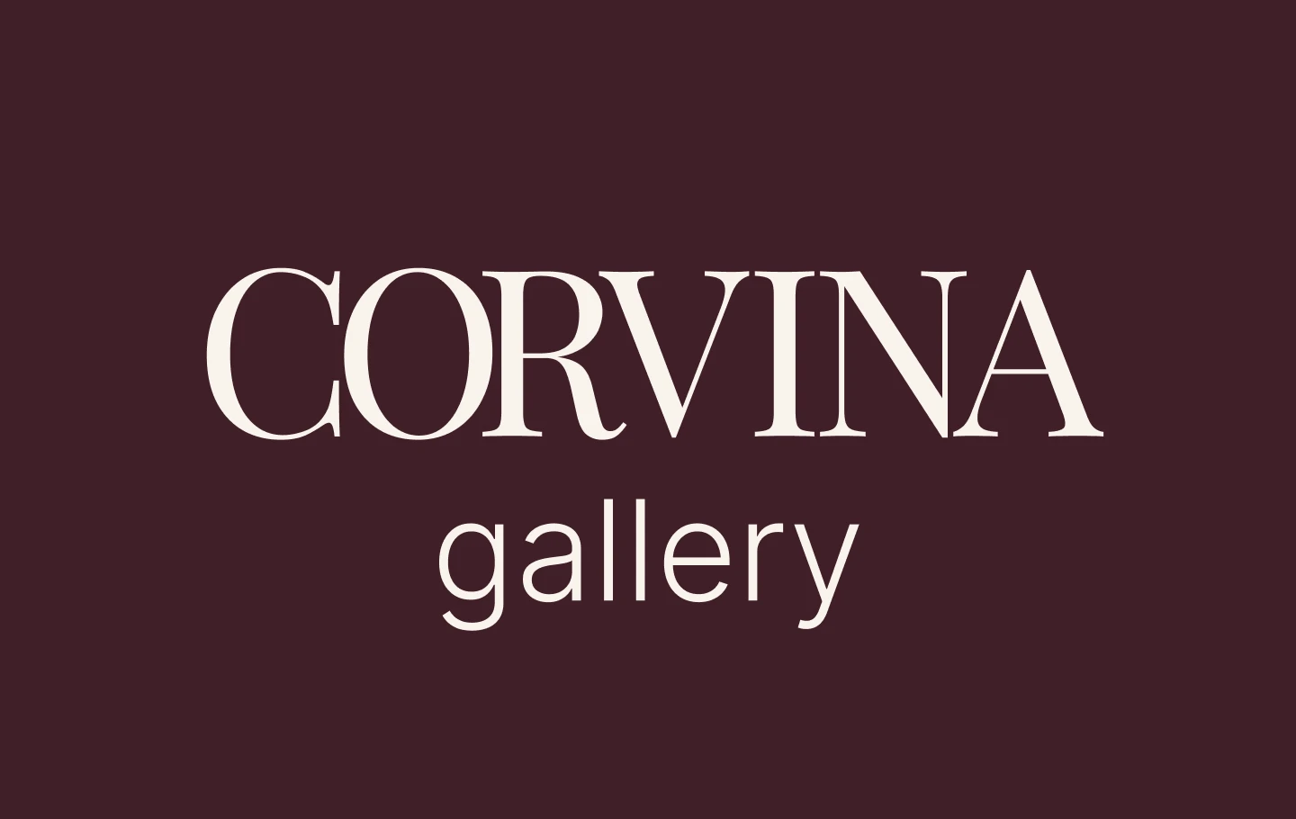 Corvina | Brand Identity | Art Gallery — Изображение №1 — Брендинг на Dprofile