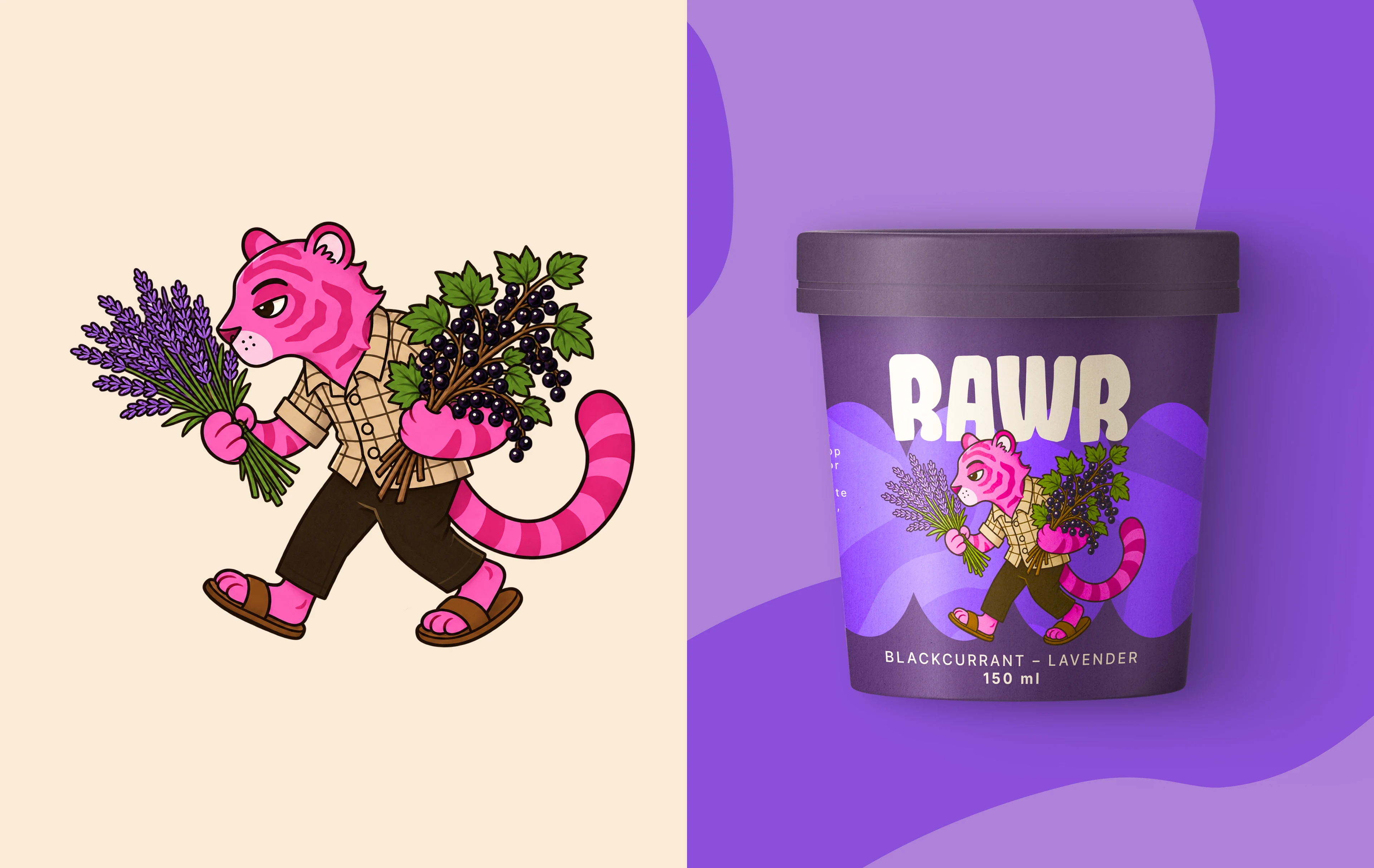 RAWR | Ice Cream | Branding Packaging — Изображение №9 — Брендинг на Dprofile