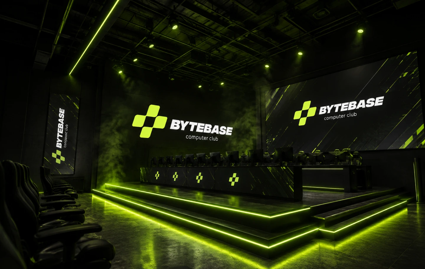 BYTEBASE — Gaming Club Brand Identity — Изображение №18 — Брендинг на Dprofile