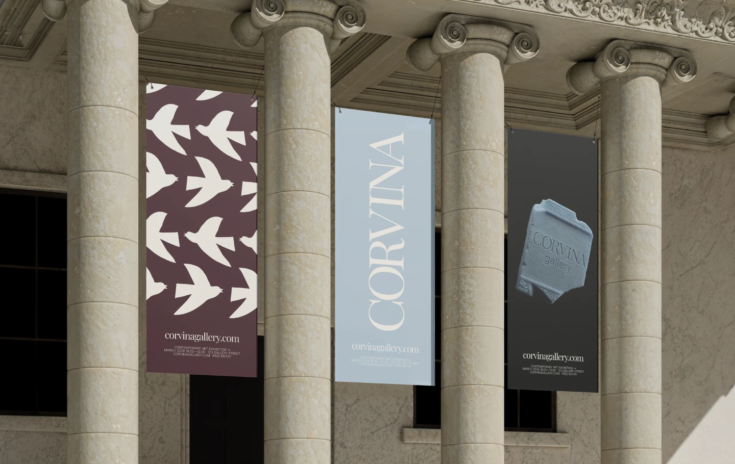 Corvina | Brand Identity | Art Gallery — Изображение №20 — Брендинг на Dprofile