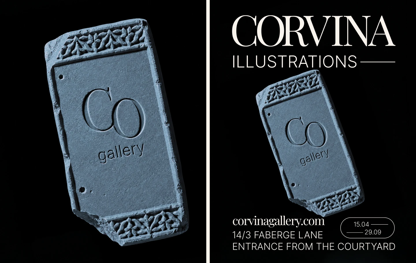 Corvina | Brand Identity | Art Gallery — Изображение №16 — Брендинг на Dprofile