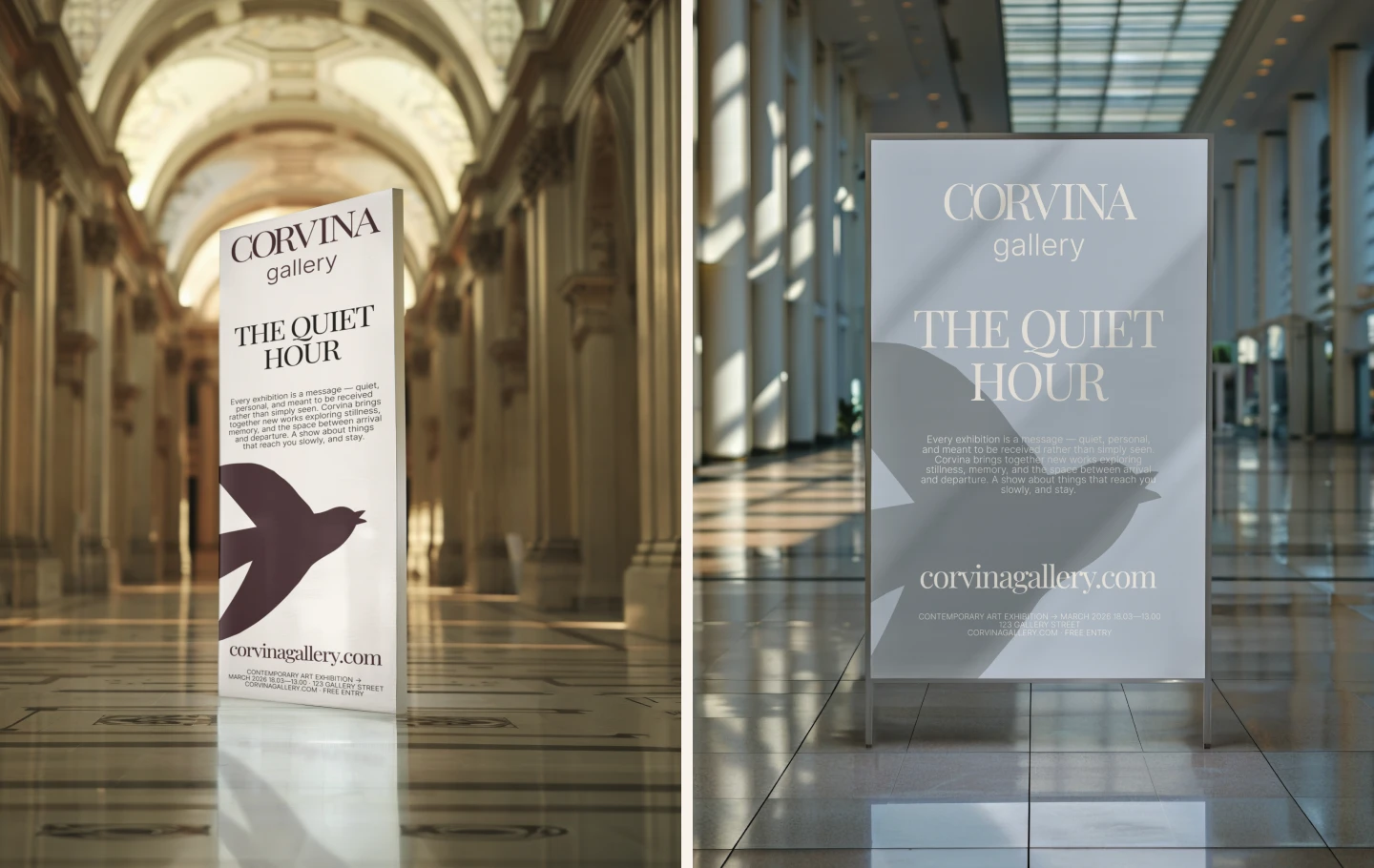 Corvina | Brand Identity | Art Gallery — Изображение №21 — Брендинг на Dprofile