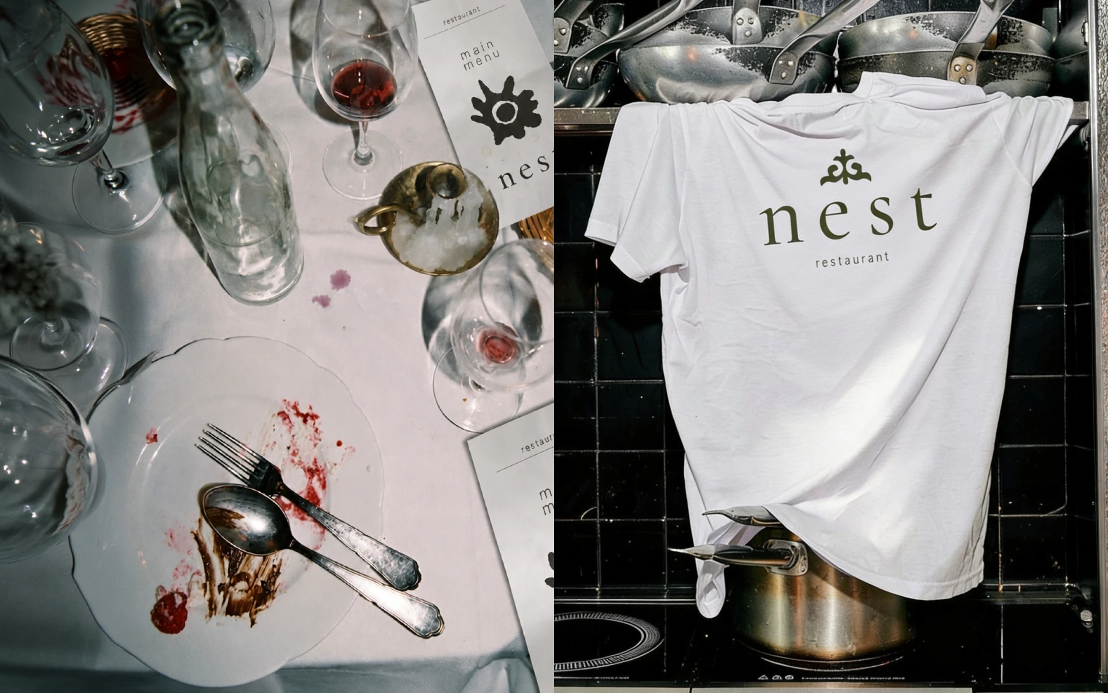 Nest Restaurant — Brand Identity — Изображение №19 — Брендинг, Нейро на Dprofile
